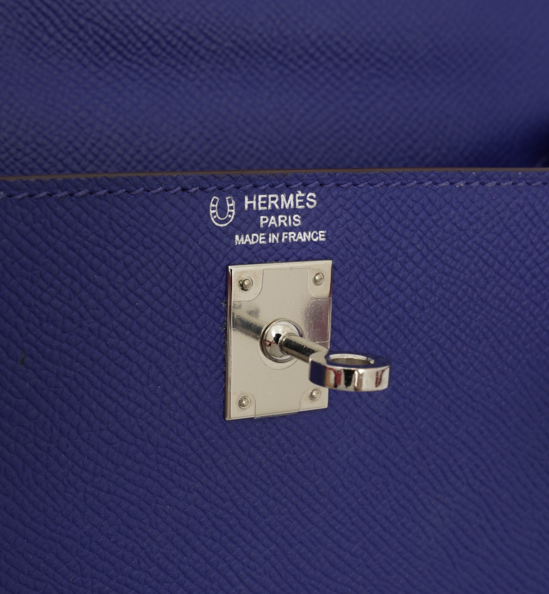 Hermès kelly 25 Bleu Électrique (7T) & Rose Azalée (8W) Epsom Leather PHW