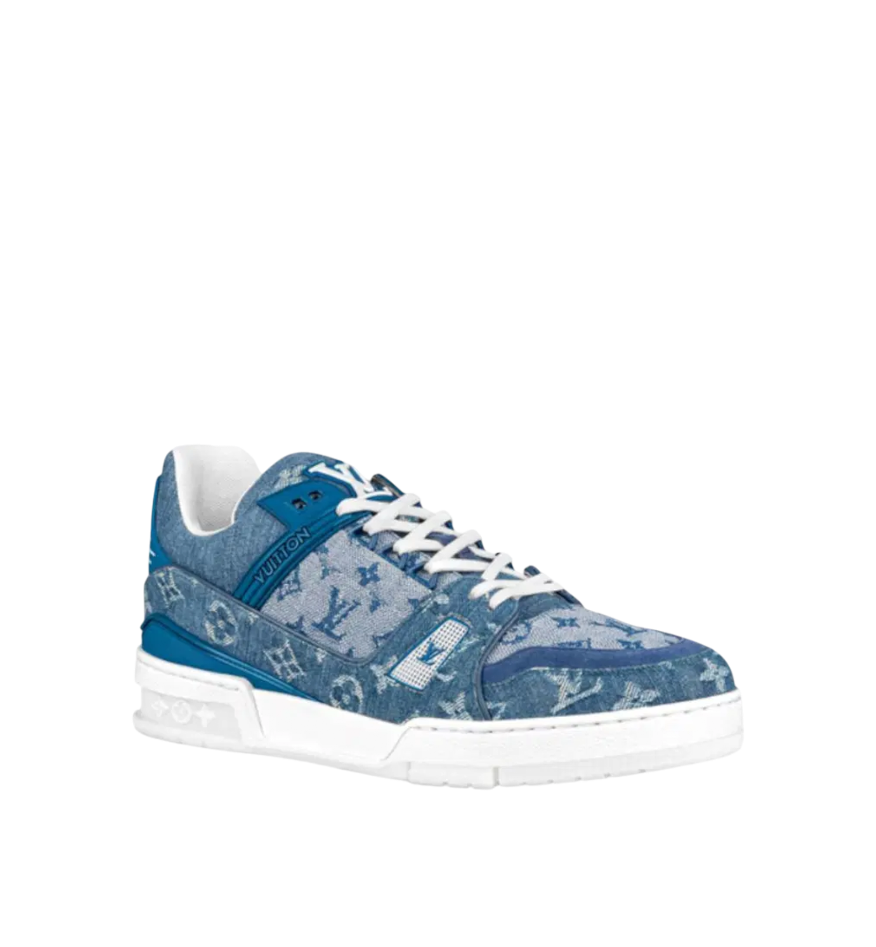 Louis Vuitton Sneaker Denim Men Blue