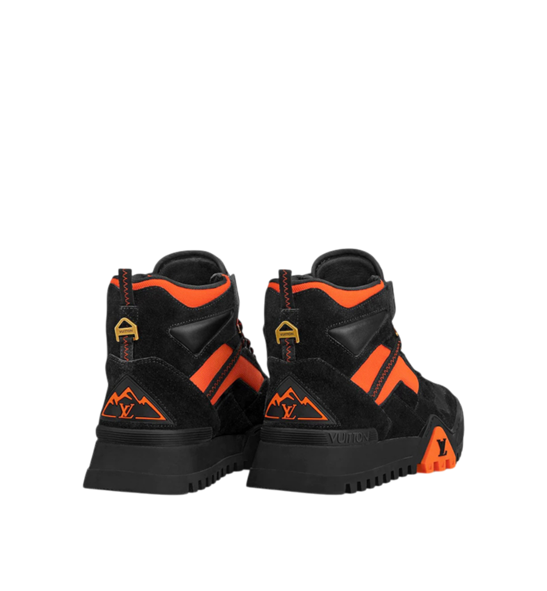 Louis Vuitton Sneakers Brownsville Black Orange Men 8