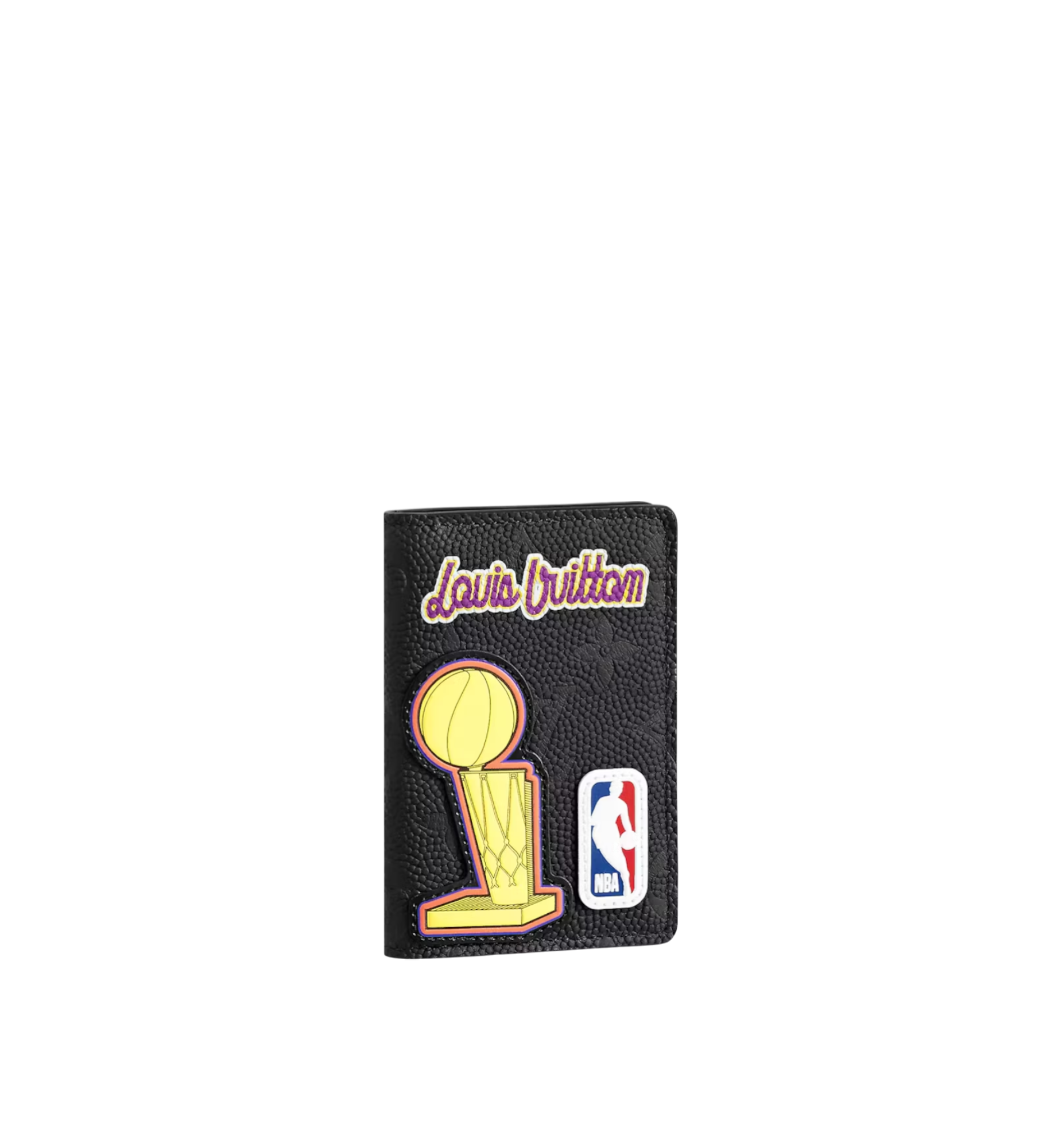 LOUIS VUITTON x NBA BLACK TAURILLON MONOGRAM LEATHER POCKET ORGANIZER