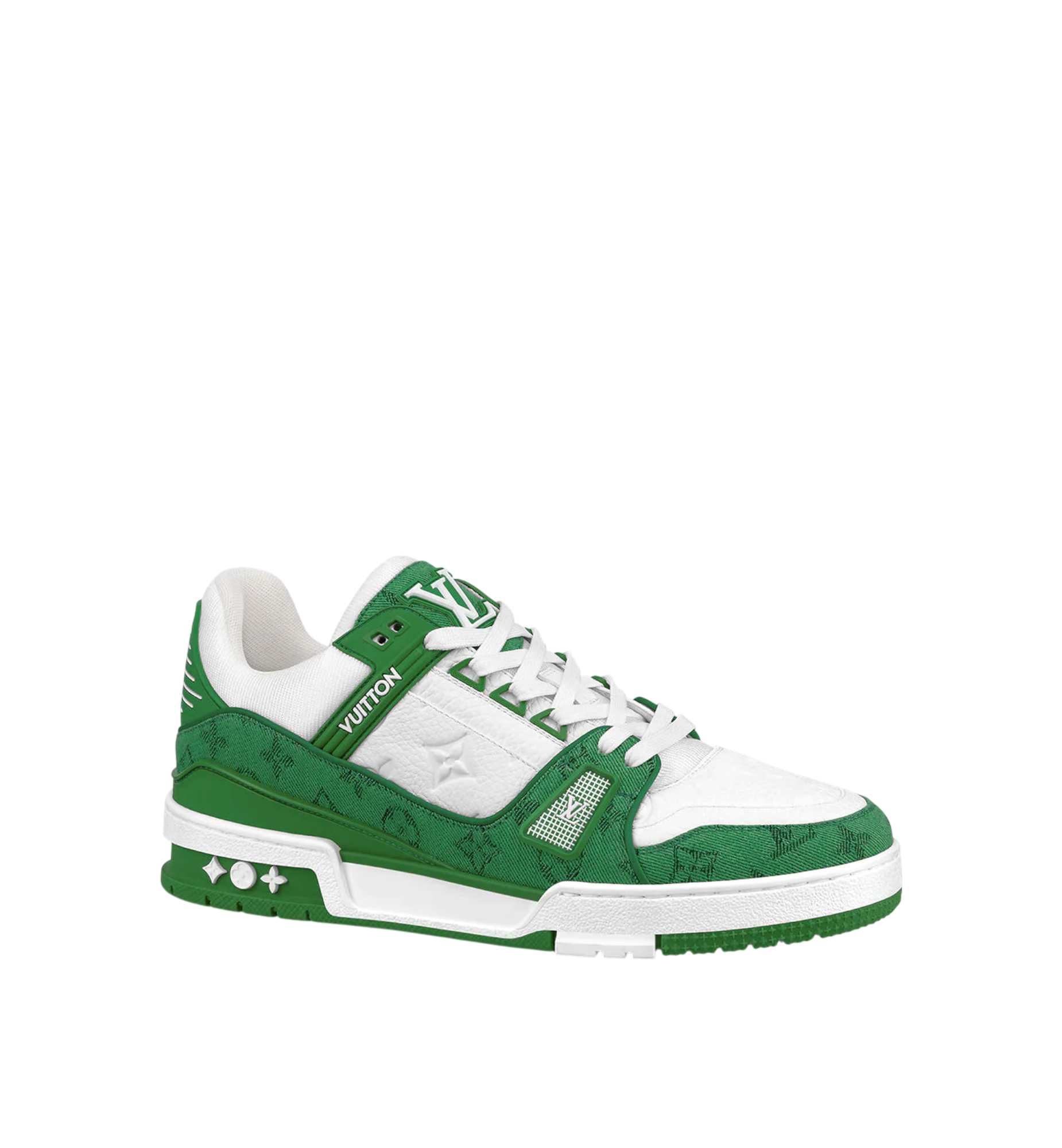 Louis Vuitton Trainer Green | White