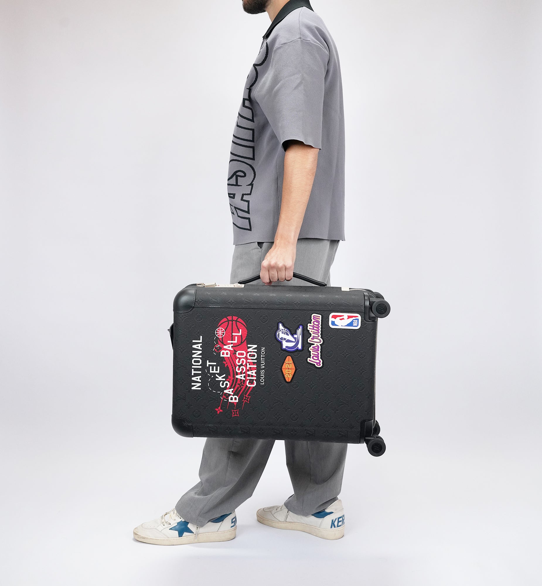 Louis Vuitton NBA Horizon 55 Black Leather