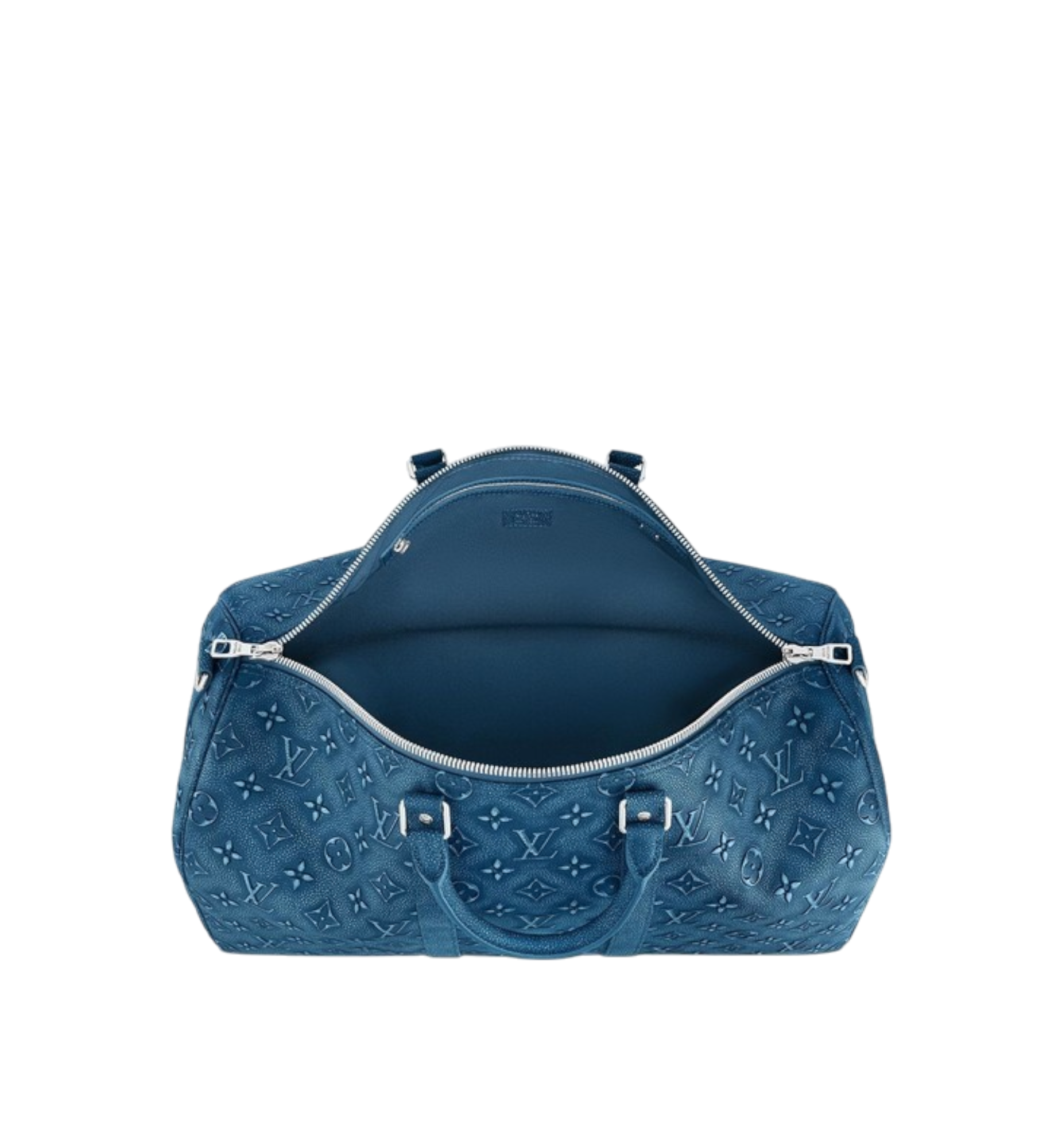 Louis Vuitton Keepall Bandoulière 50 Cow Leather Blue