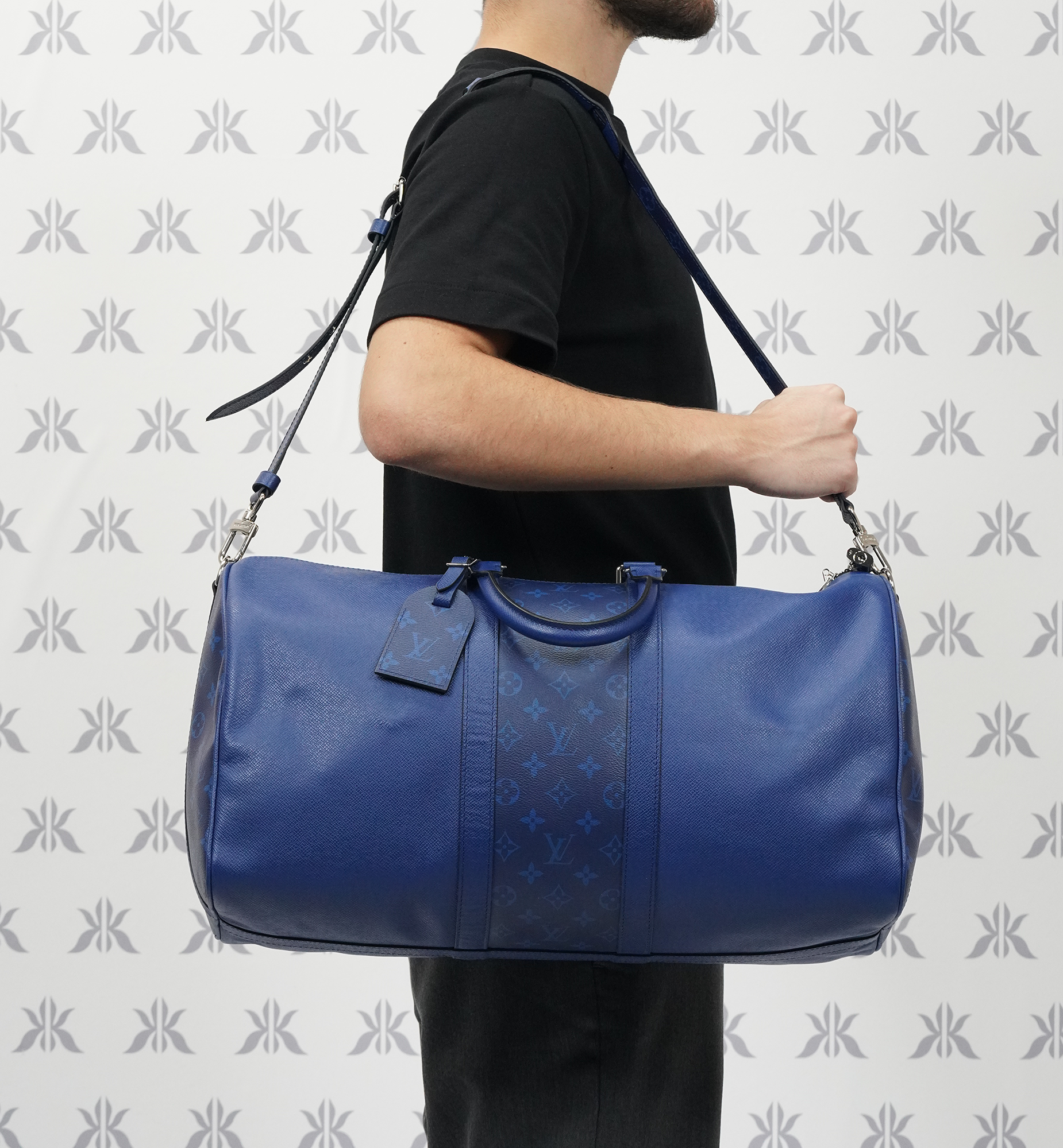 Louis Vuitton Keepall Taigarama Cobalt Blue