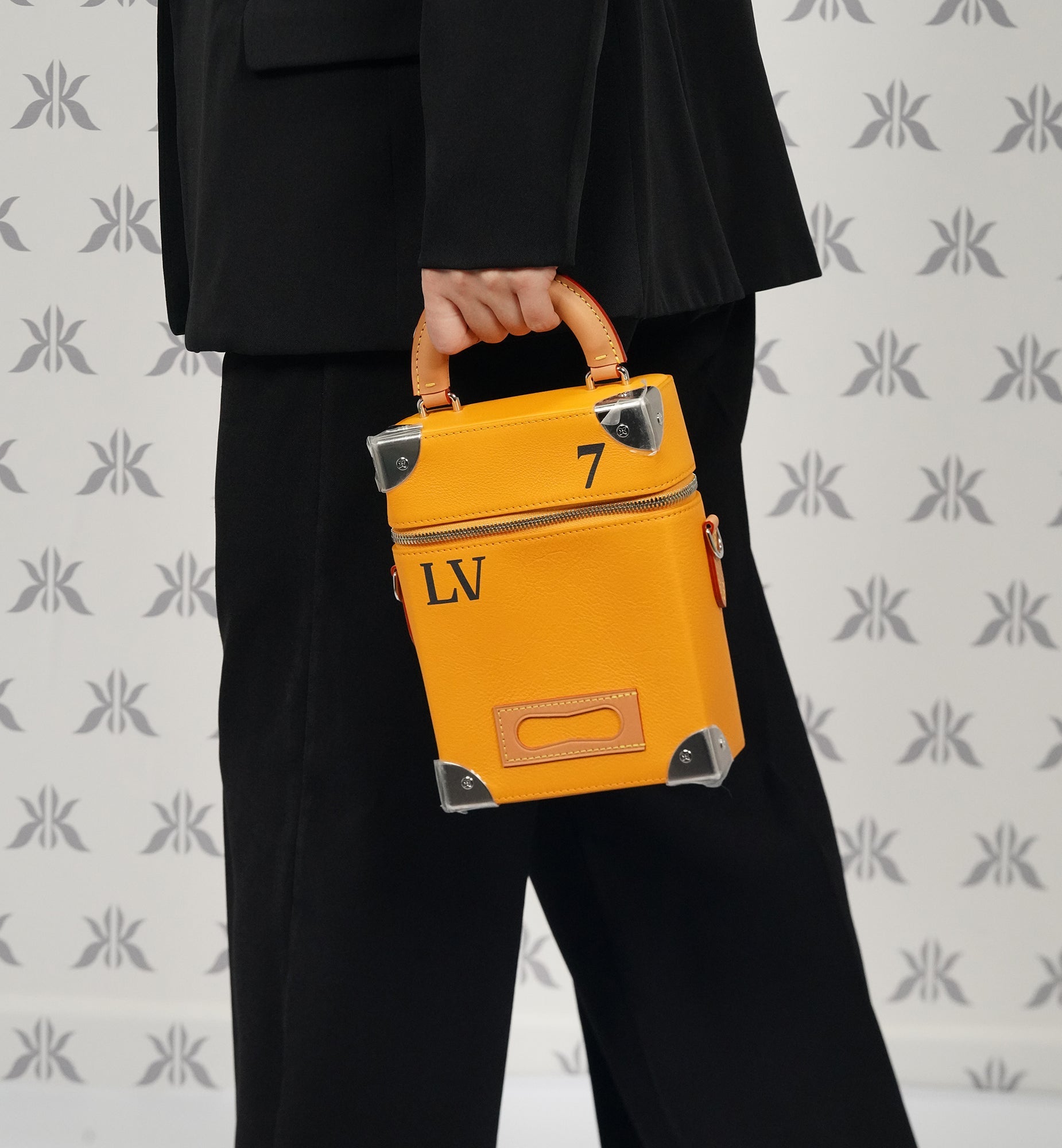 Louis Vuitton Vertical Box Trunk T. Oeil Saffron