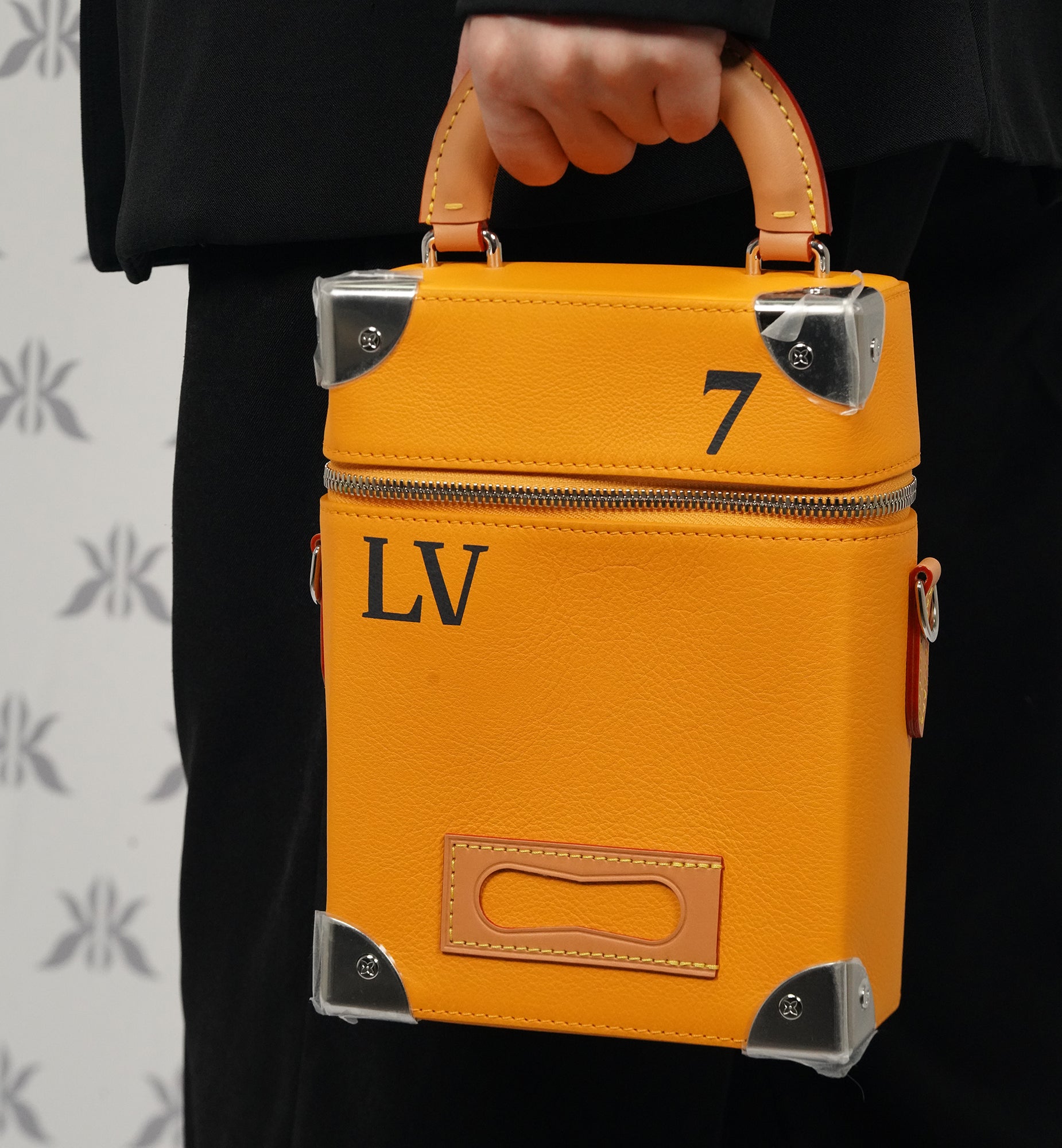 Louis Vuitton Vertical Box Trunk T. Oeil Saffron