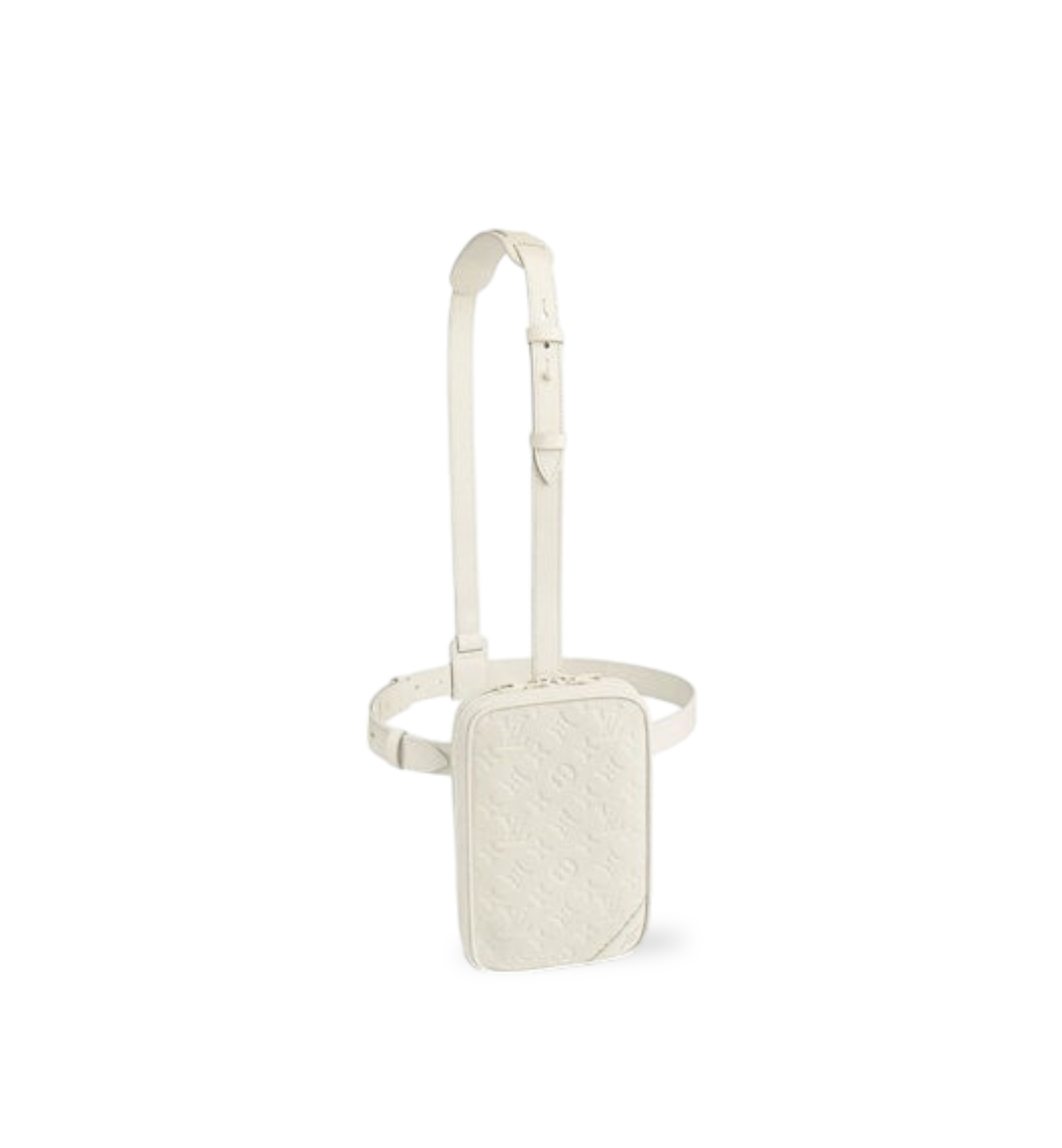 Louis Vuitton Virgil Abloh Utility Belt Bag Taurillon White