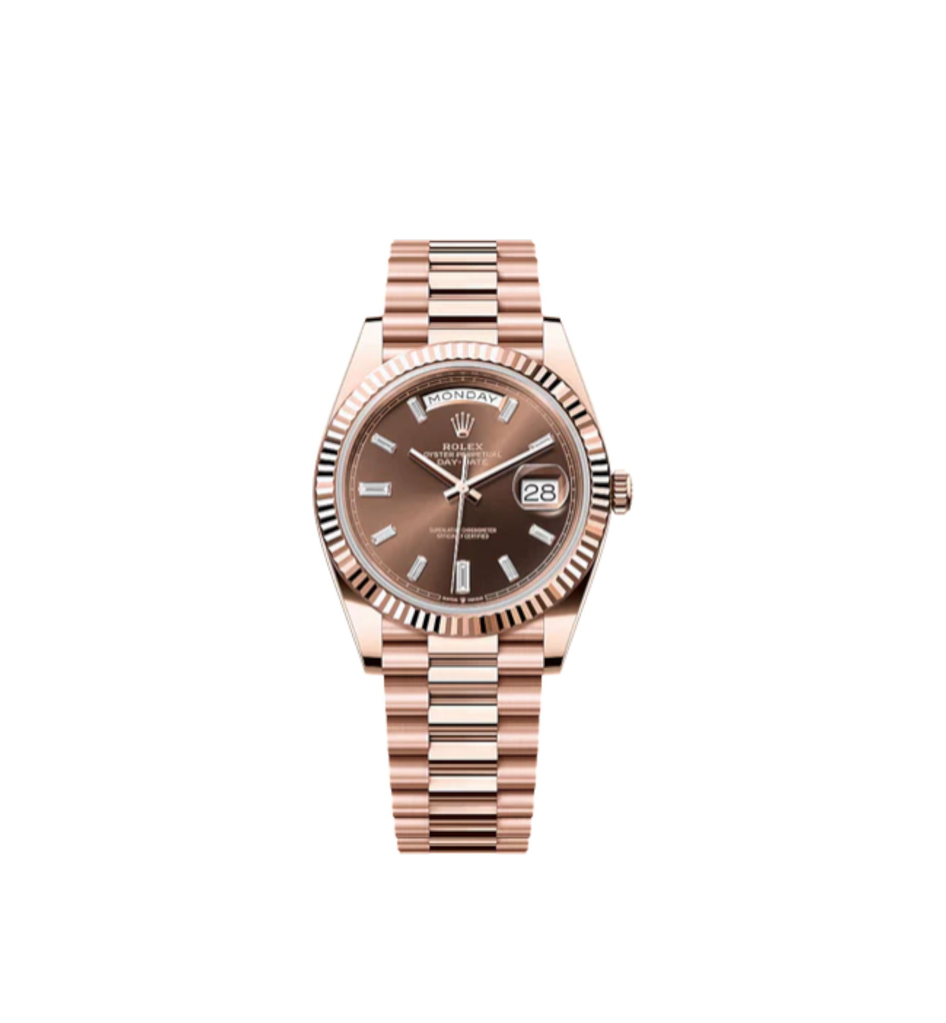 Rolex Day-Date 40 Ref. 228235 P35 | Chocolate | Diamond-Set