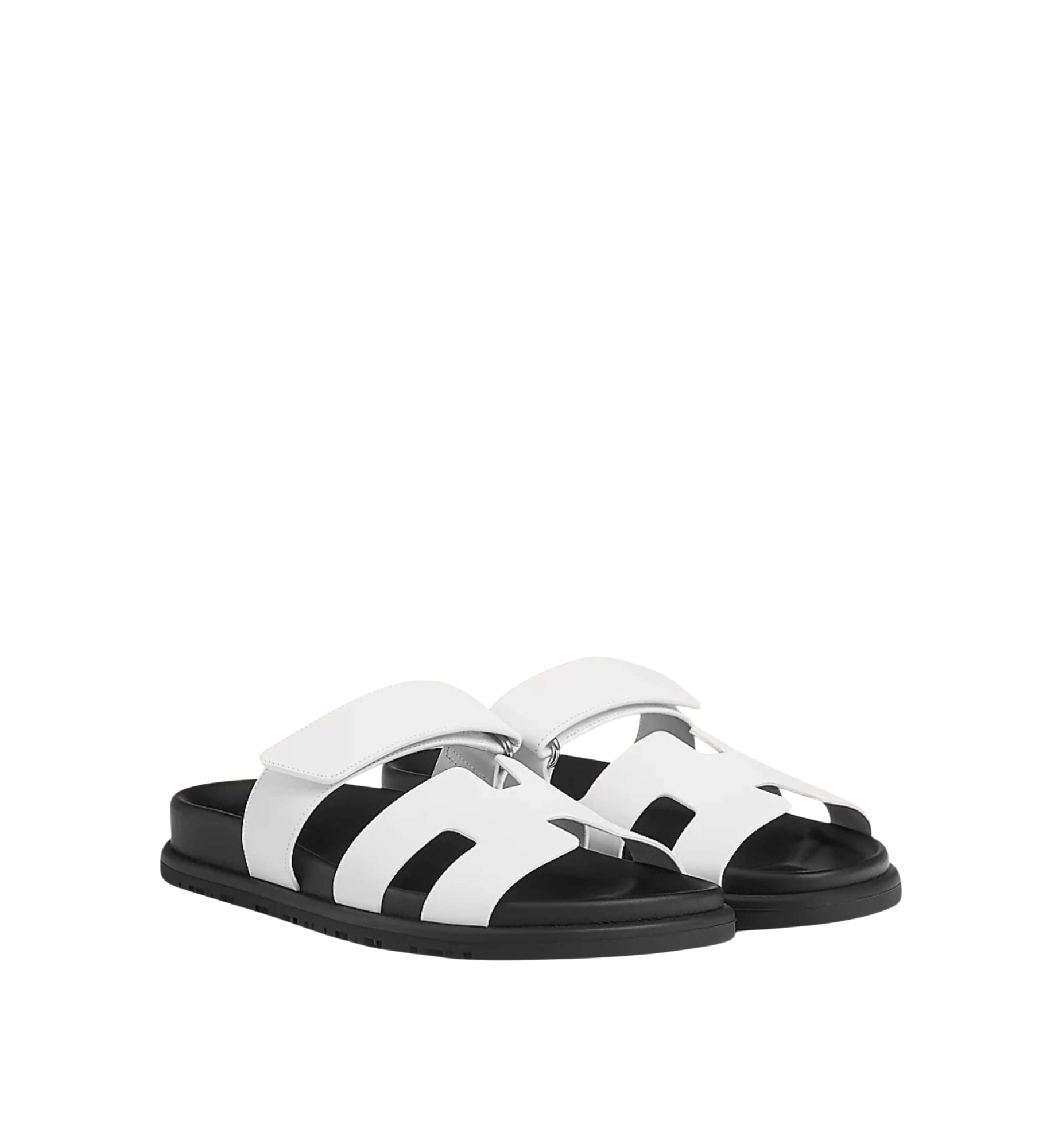 Hermès Chypre Sandal Calfskin Women - White