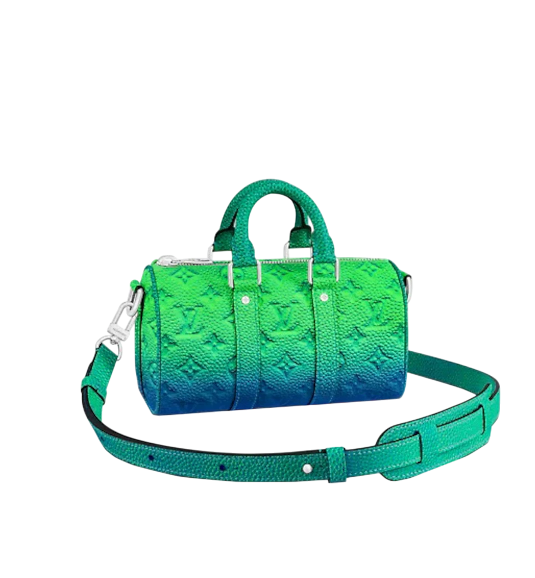 Louis Vuitton Keepall XS Taurillon Illusion Blue|Green