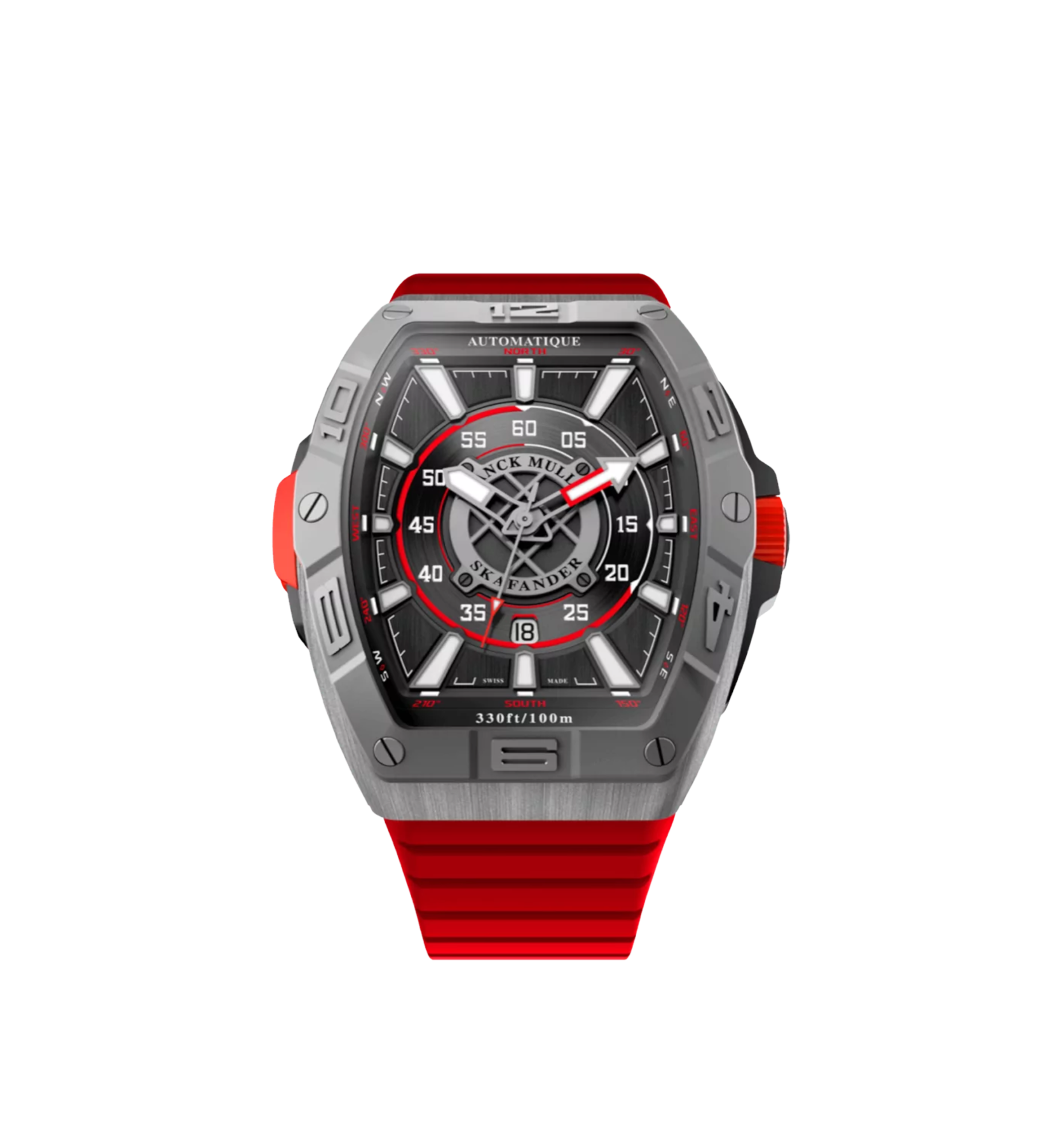 Franck Muller Skafander 43mm Titanium Red SKT 43 SC DT TTBR TT ER N032
