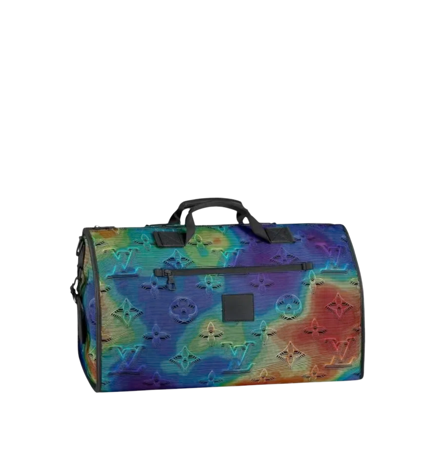 Louis Vuitton Monogram 3D Nylon 2054 Reversible Keepall Multicolor Grey