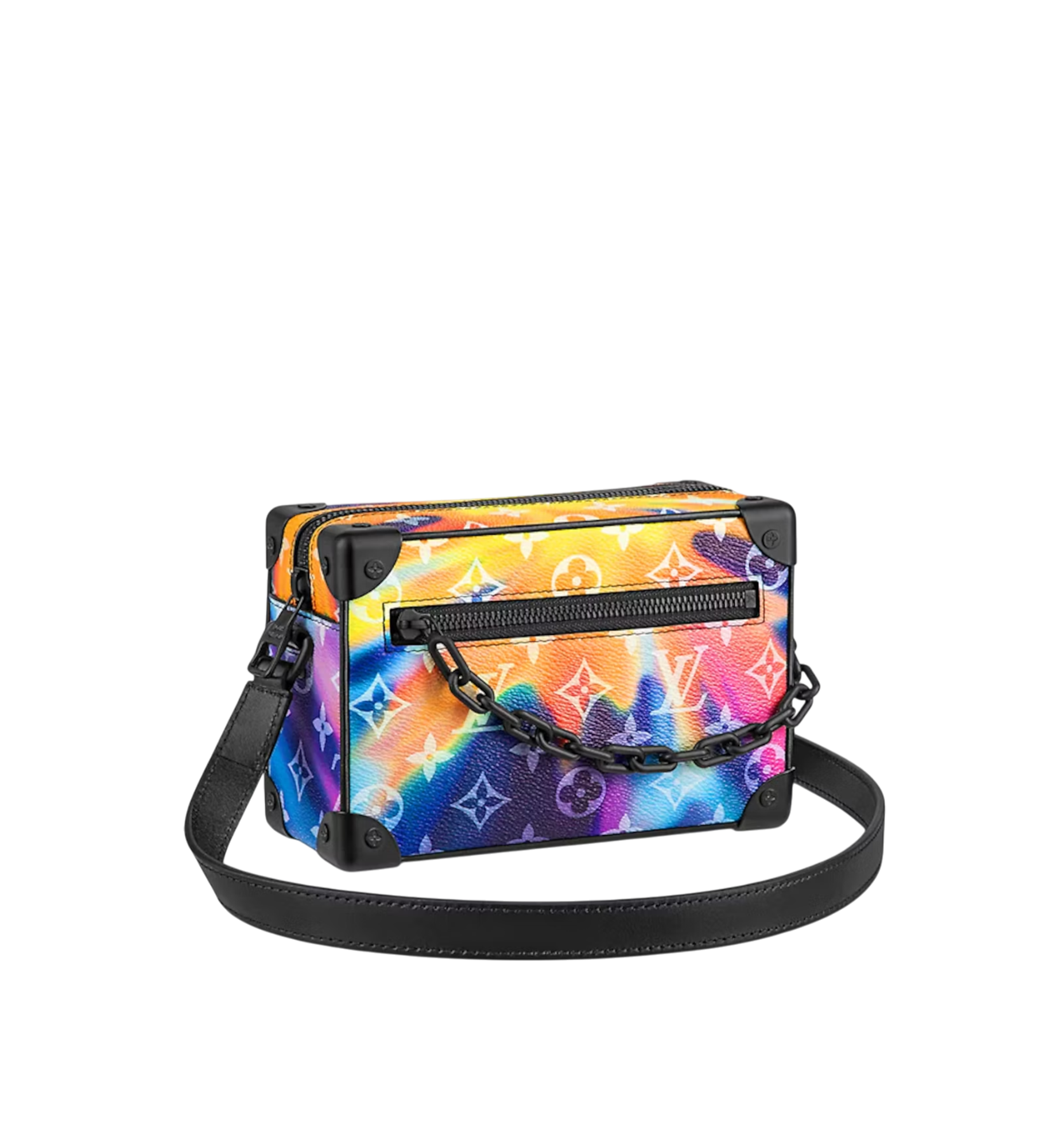 LOUIS VUITTON MINI SOFT TRUNK EVERYDAY SUNSET MONOGRAM COLORFUL/BLACK