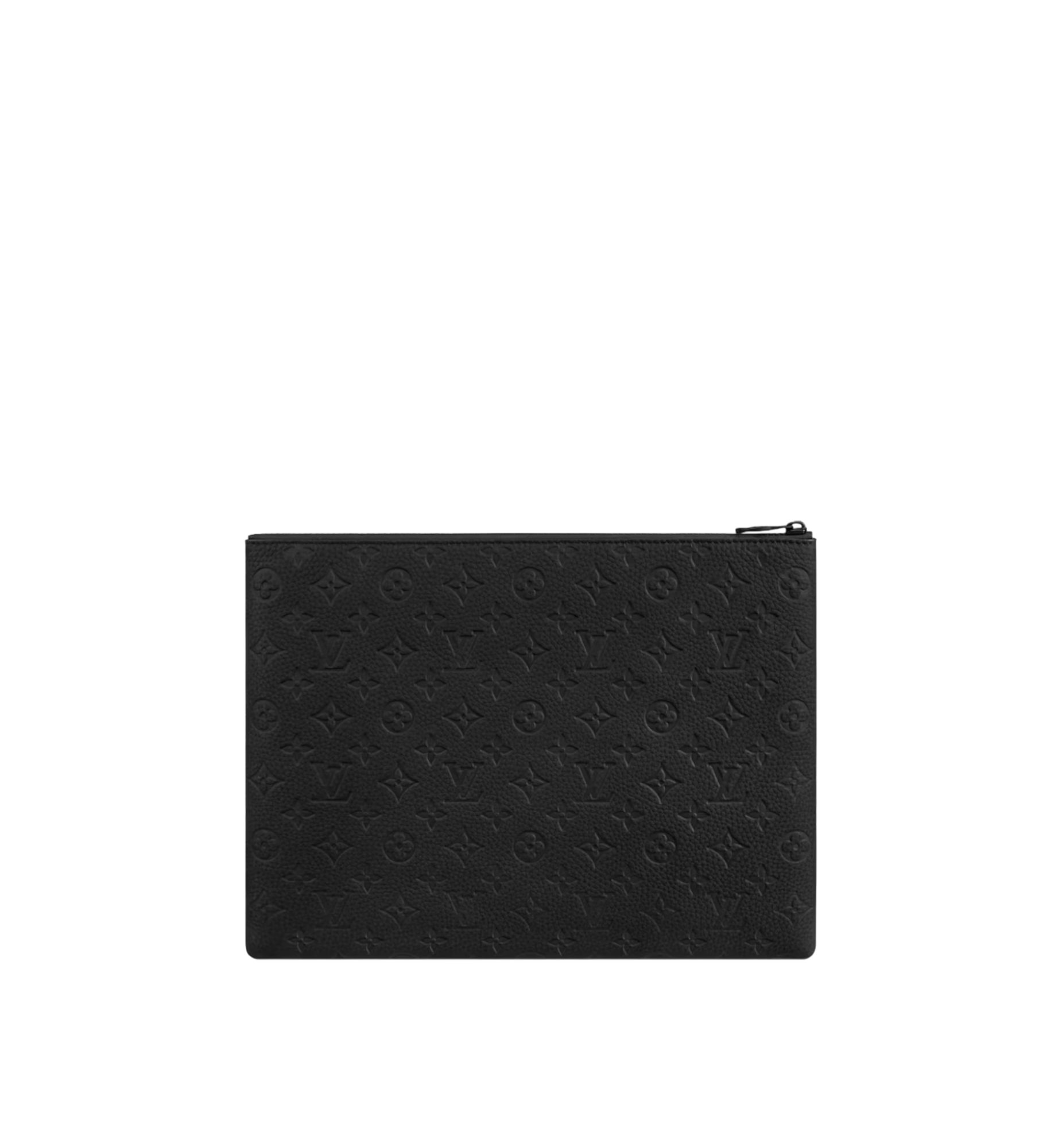 Louis Vuitton Friends A4 Pouch Printed Monogram Taurillon Leather