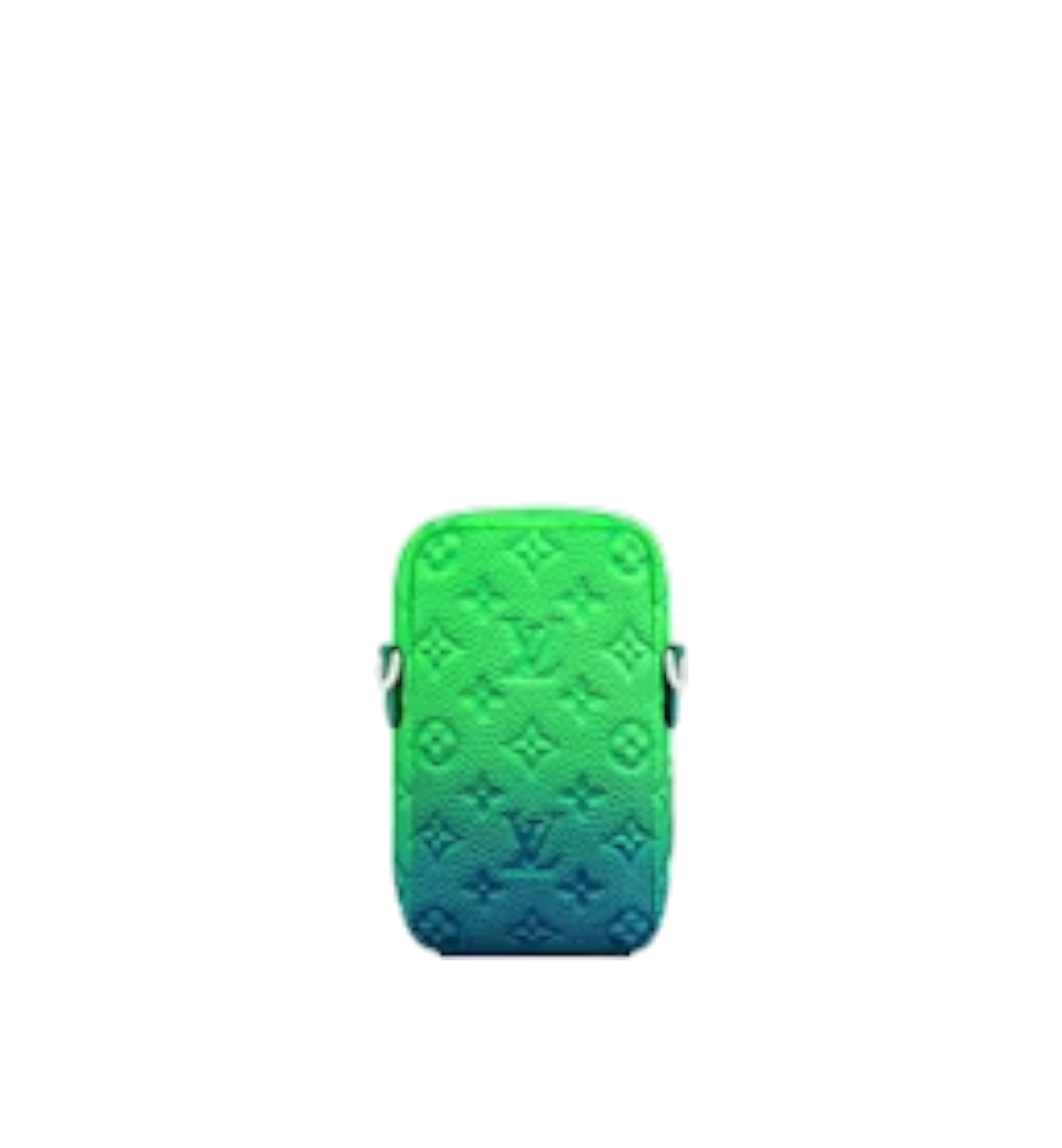 Louis Vuitton Double Phone pouch MNG Illusion blue green