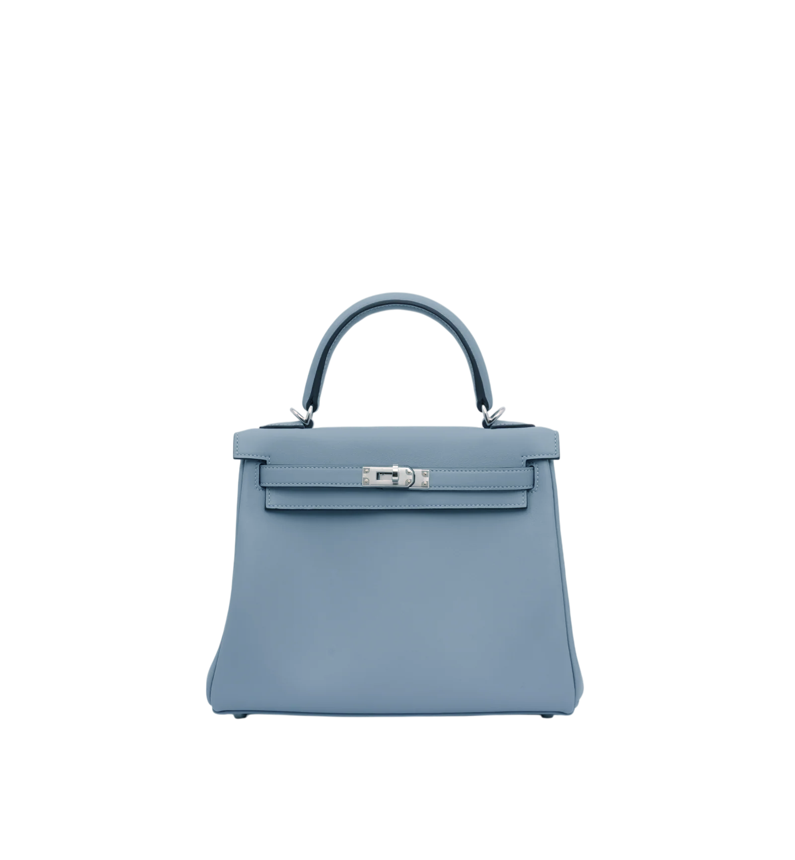 Hermès Kelly 25 Bleu Lin (J7) Swift PHW