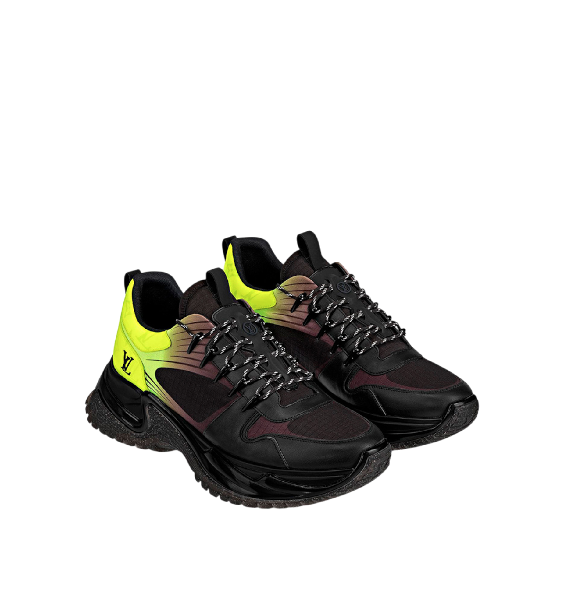 Louis Vuitton Leather And Mesh Run Away Pulse Sneakers Men 10