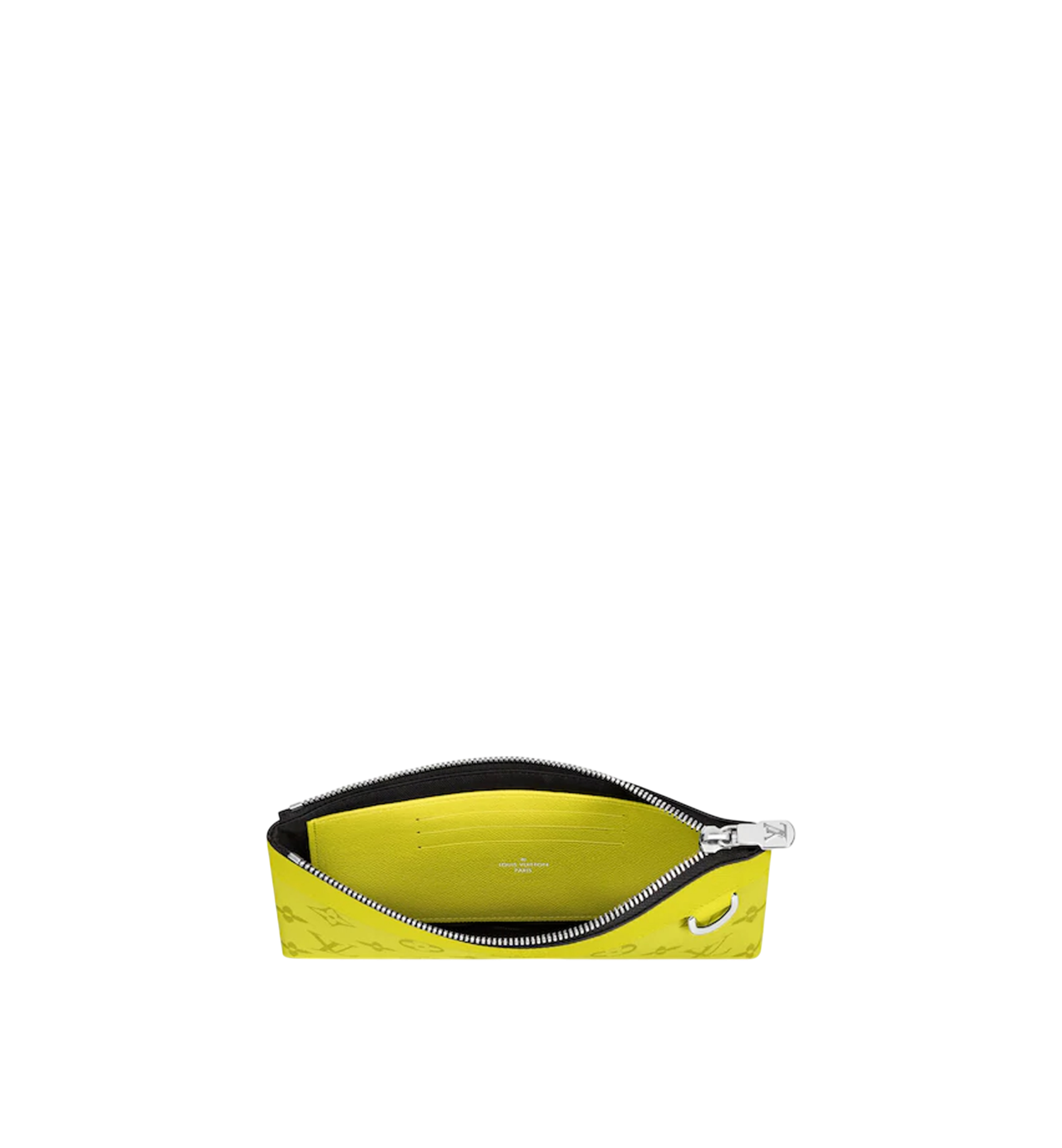 Louis Vuitton Discovery Pochette Monogram Bahia Taiga PM Yellow