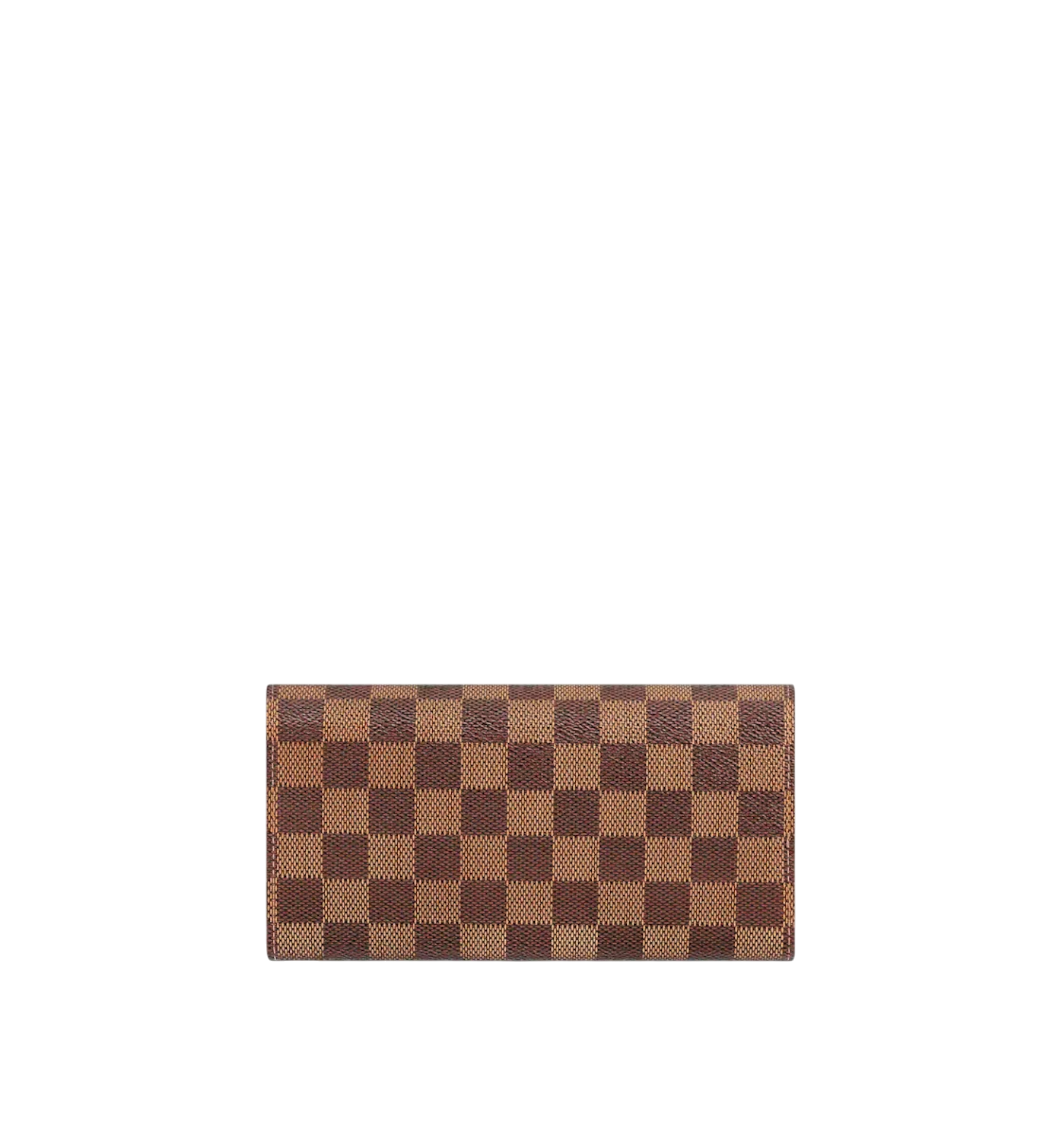 Louis Vuitton Sarah Wallet Damier Ebène Vivienne Red