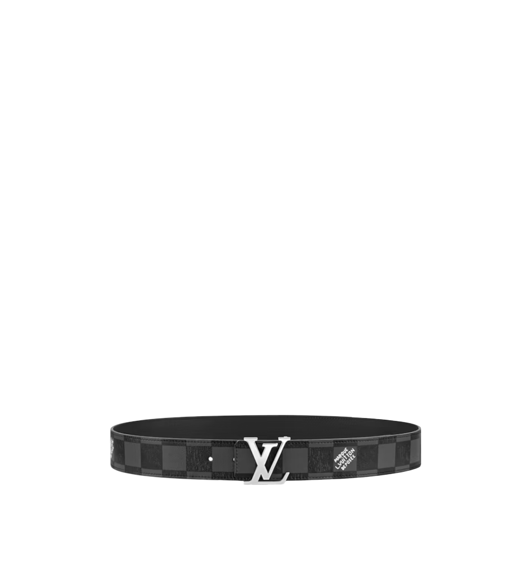 Lois Vuitton Reversible Belt Damier Infinite Black 110