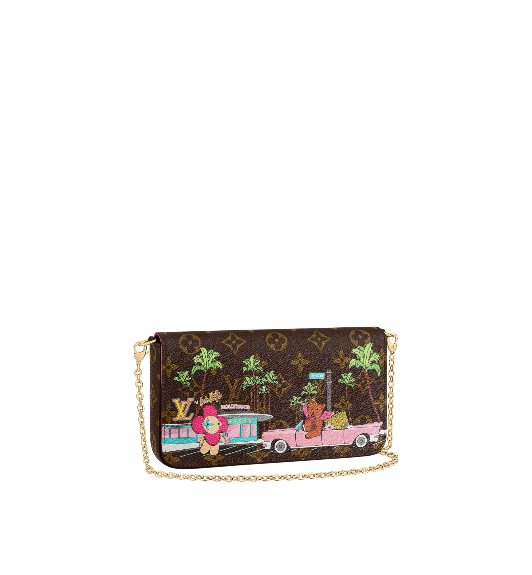 Louis Vuitton Pochette Felicie GM XMas Hollywood Monogram