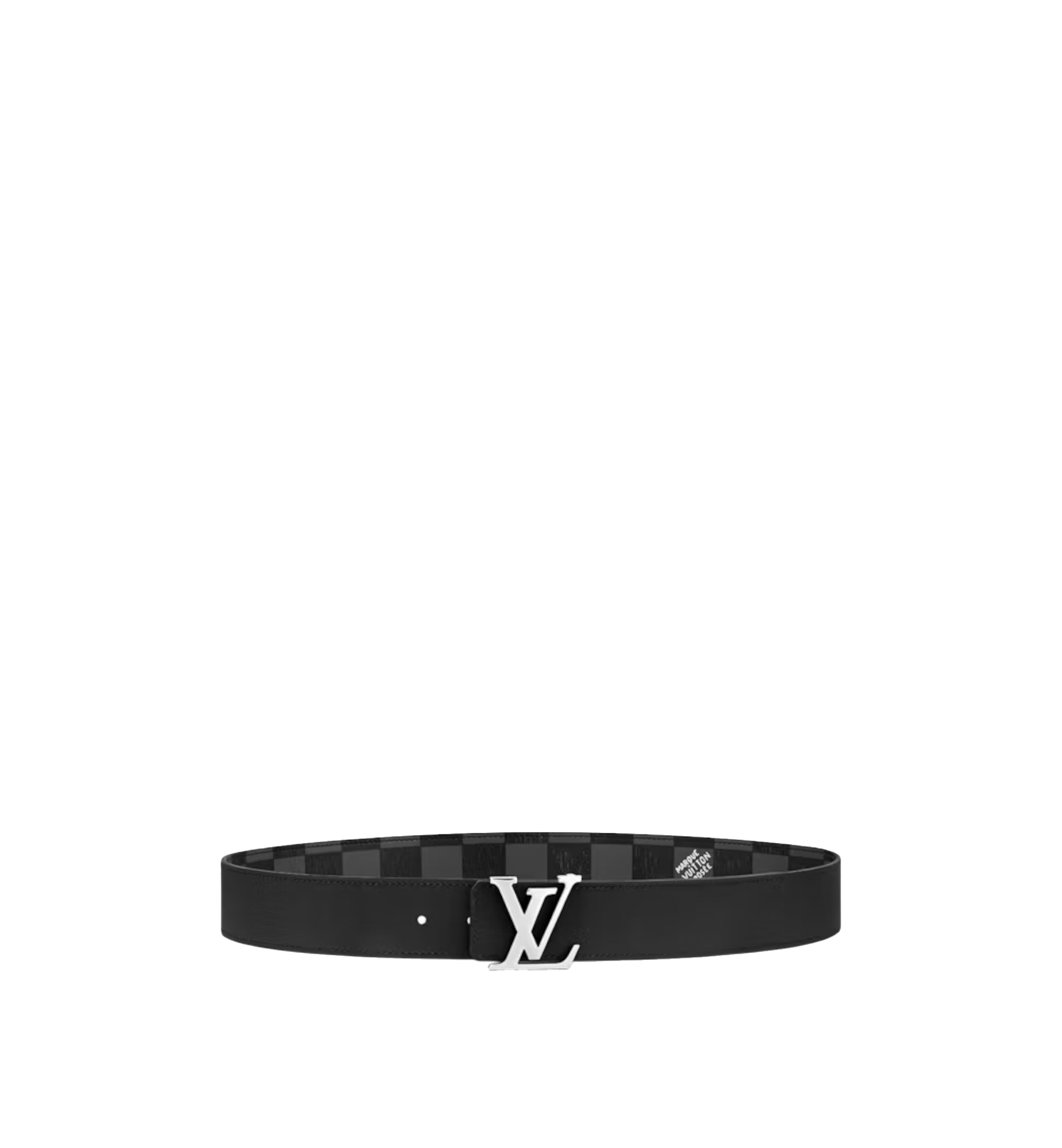 Lois Vuitton Reversible Belt Damier Infinite Black 110