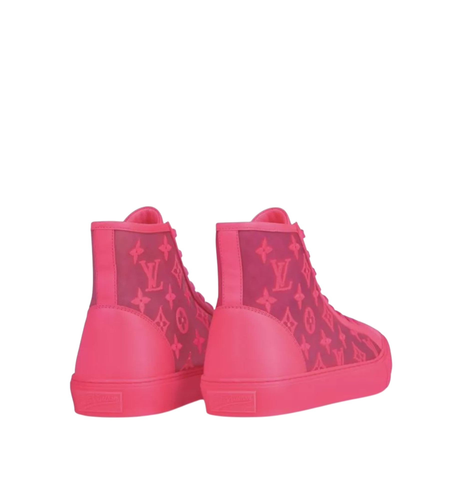 Louis Vuitton Sneaker Boot Pink Red Tattoo