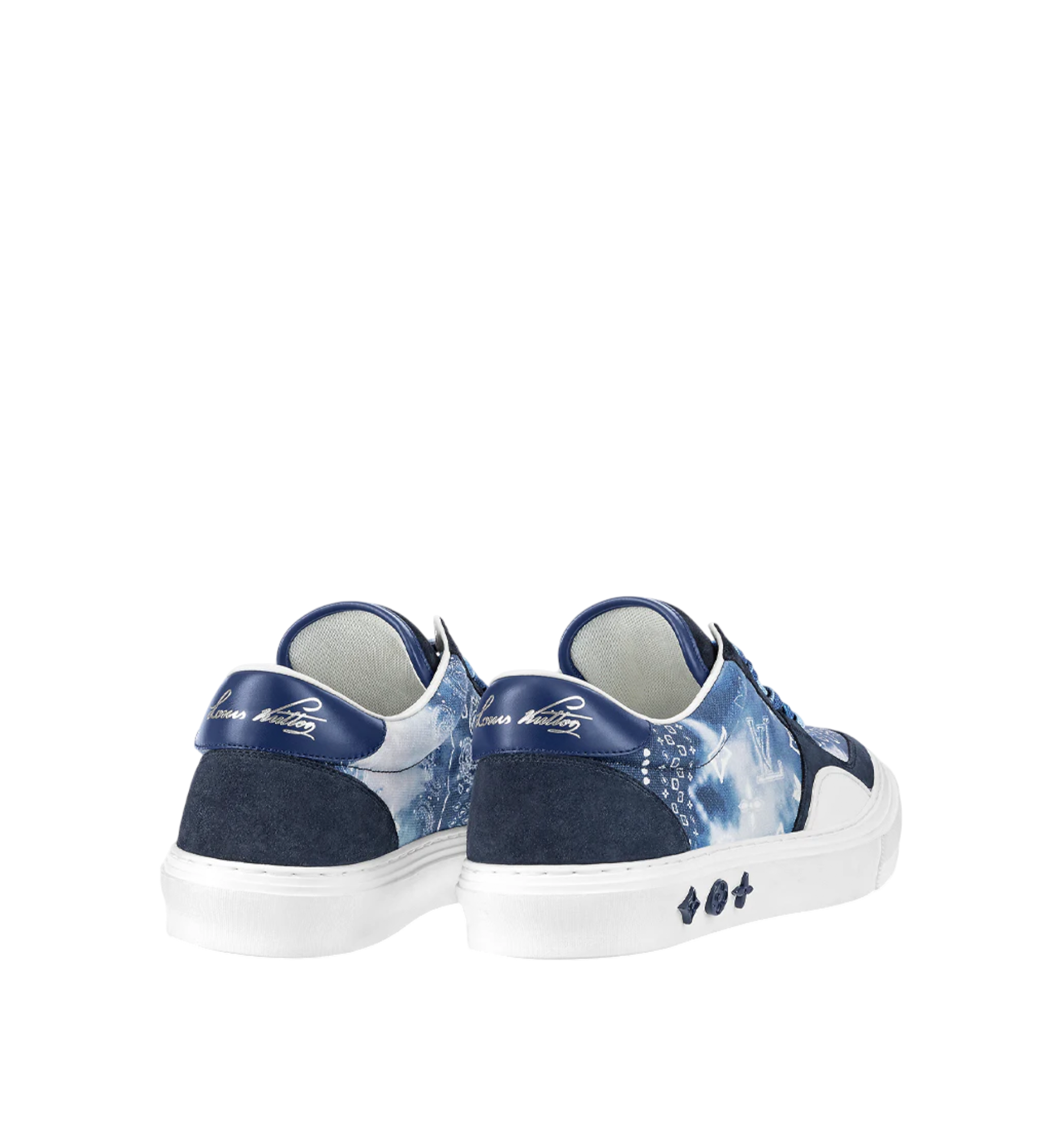 LOUIS VUITTON SNEAKER NAVY BLUE AND WHITE MEN