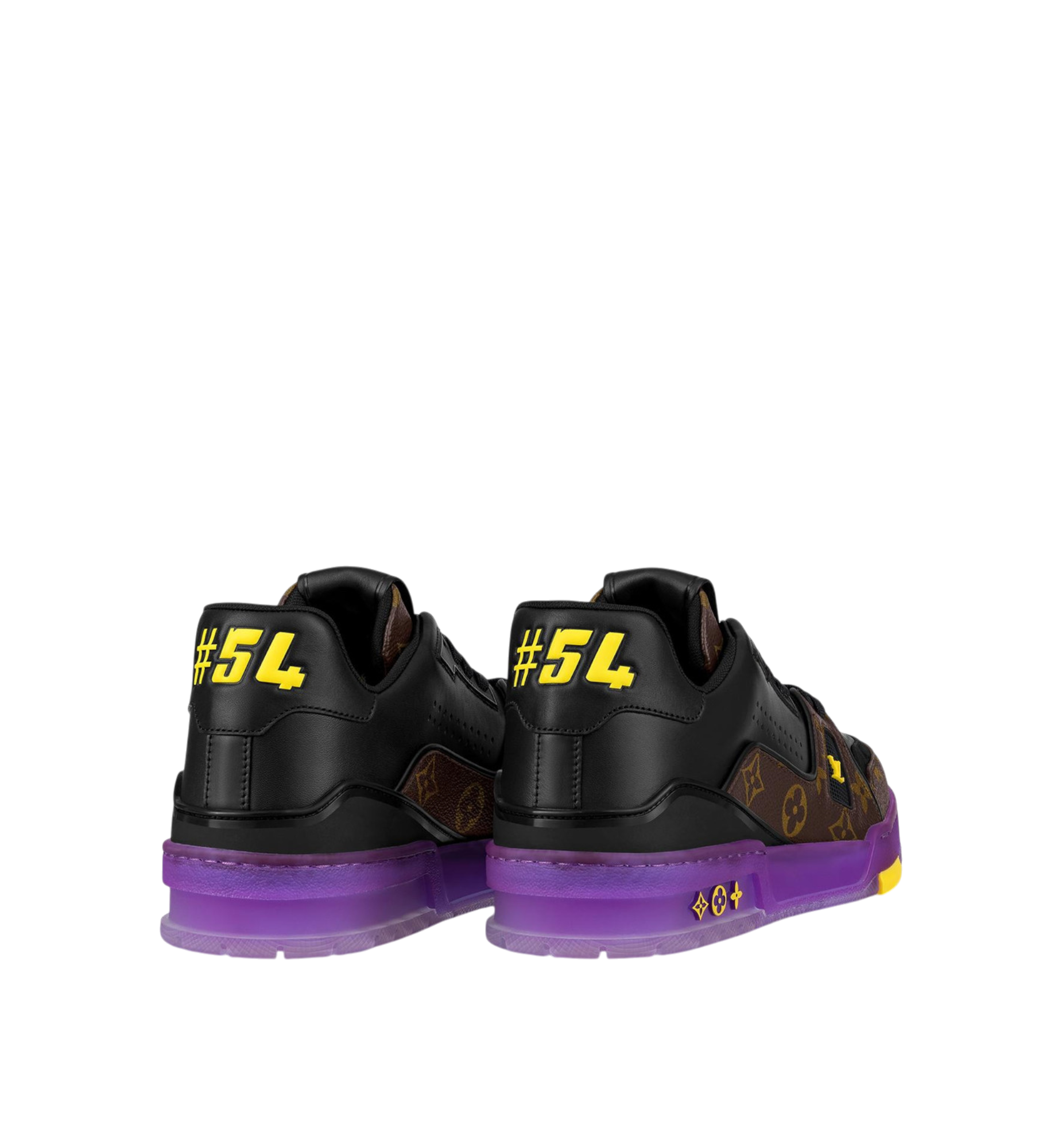 Louis Vuitton Sneaker #54 Black Purple Men