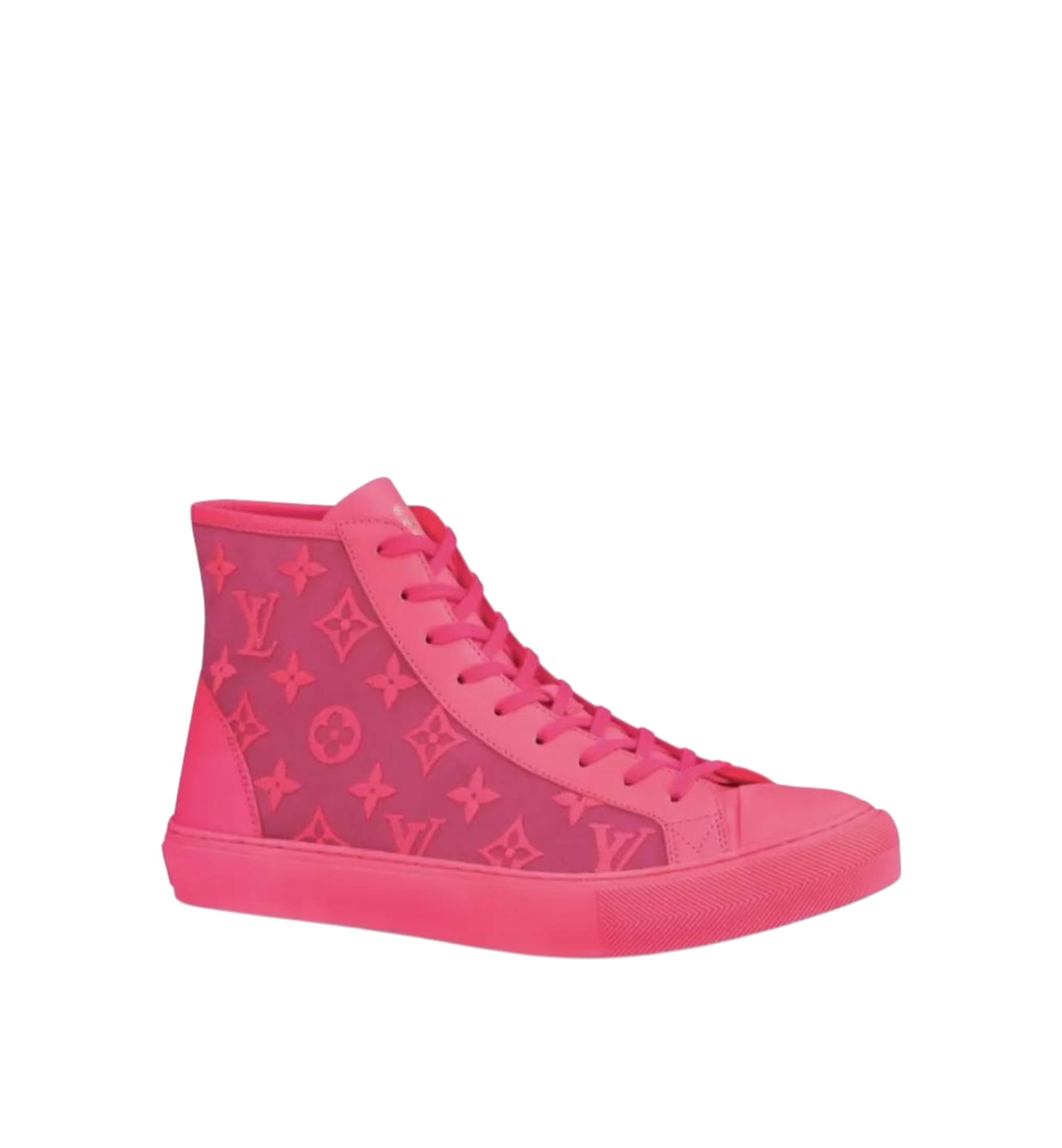 Louis Vuitton Sneaker Boot Pink Red Tattoo
