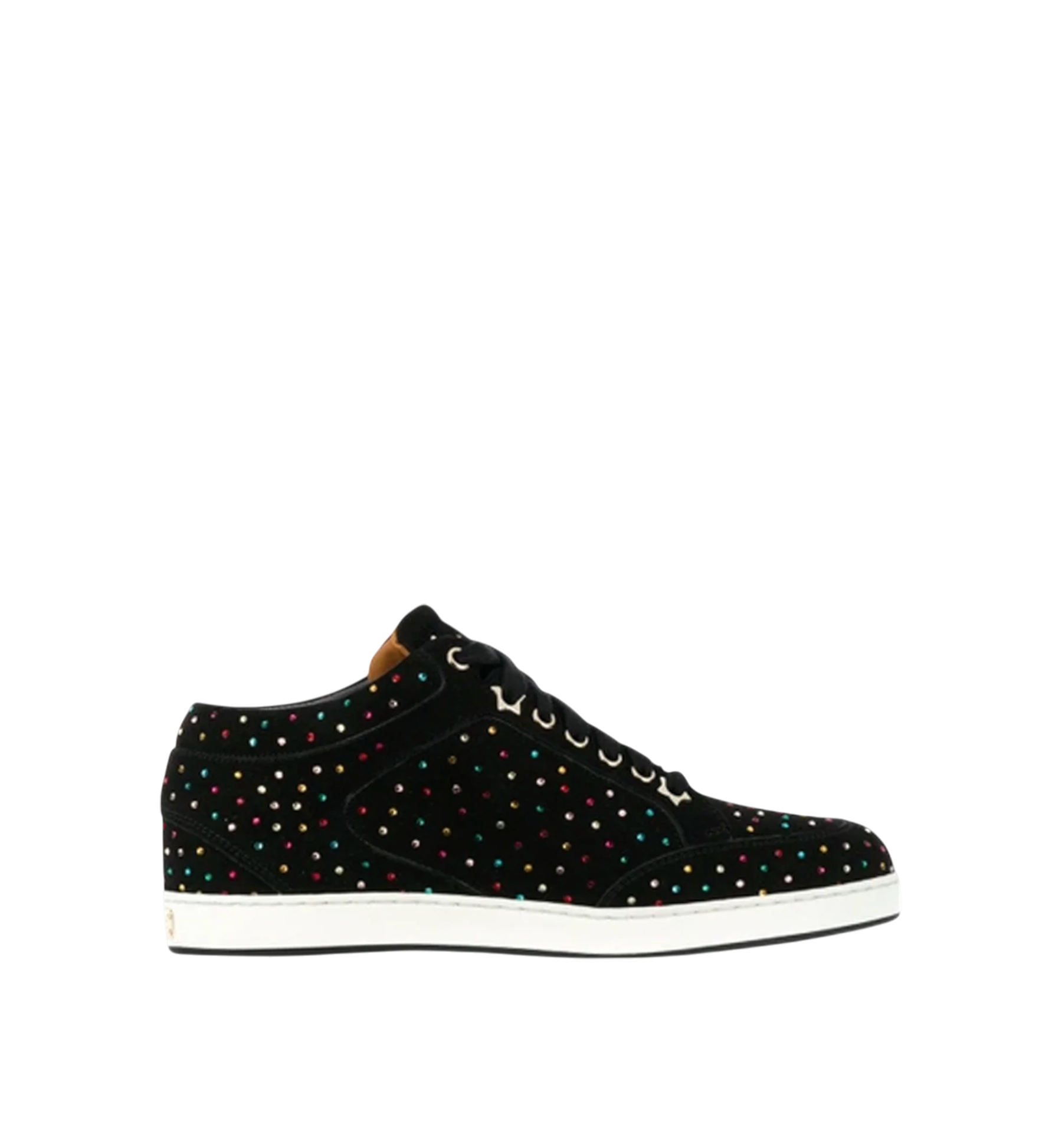Jimmy Choo 5th Ave Suede Sneaker With Strass Black Women