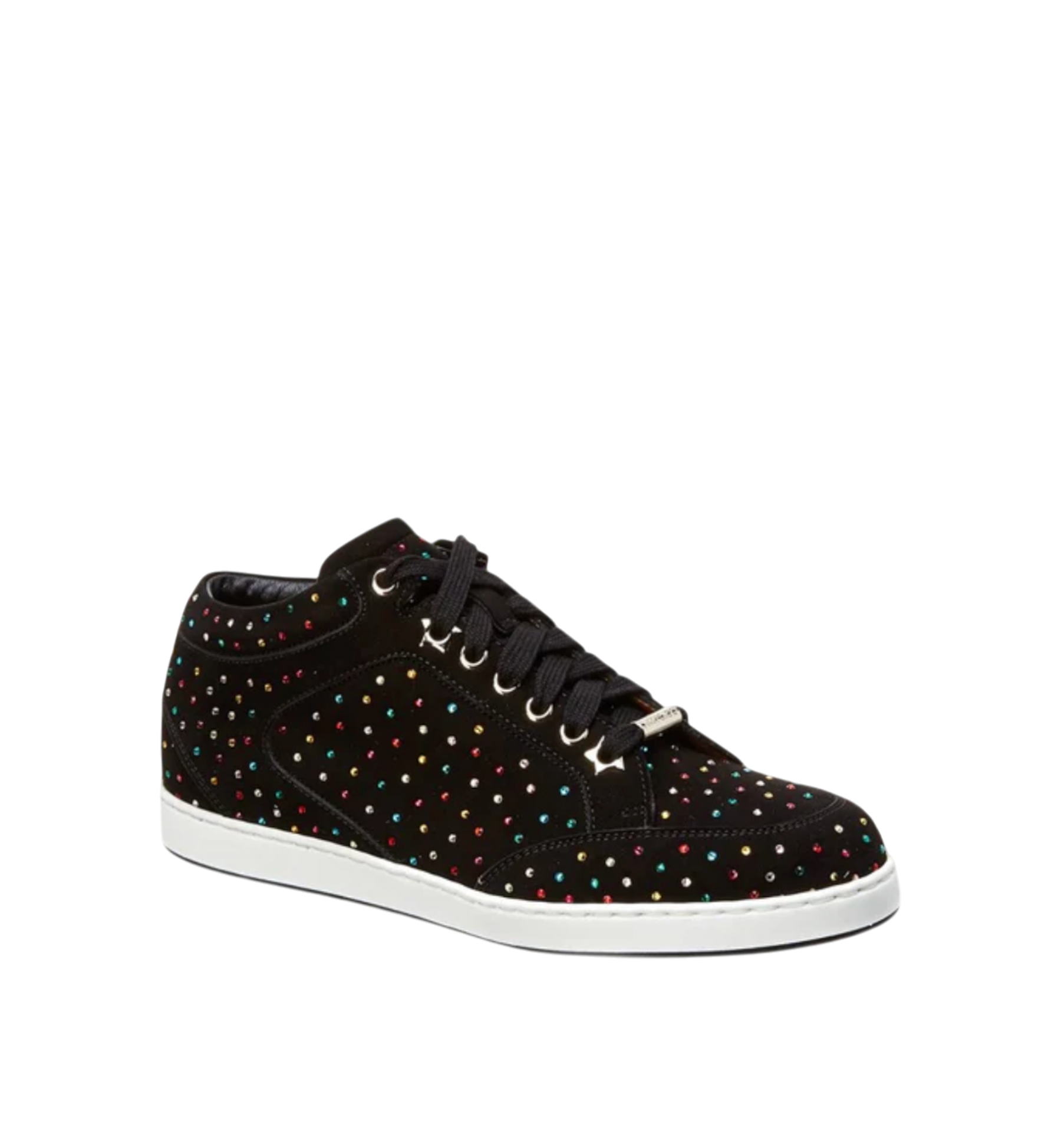 Jimmy Choo 5th Ave Suede Sneaker With Strass Black Women