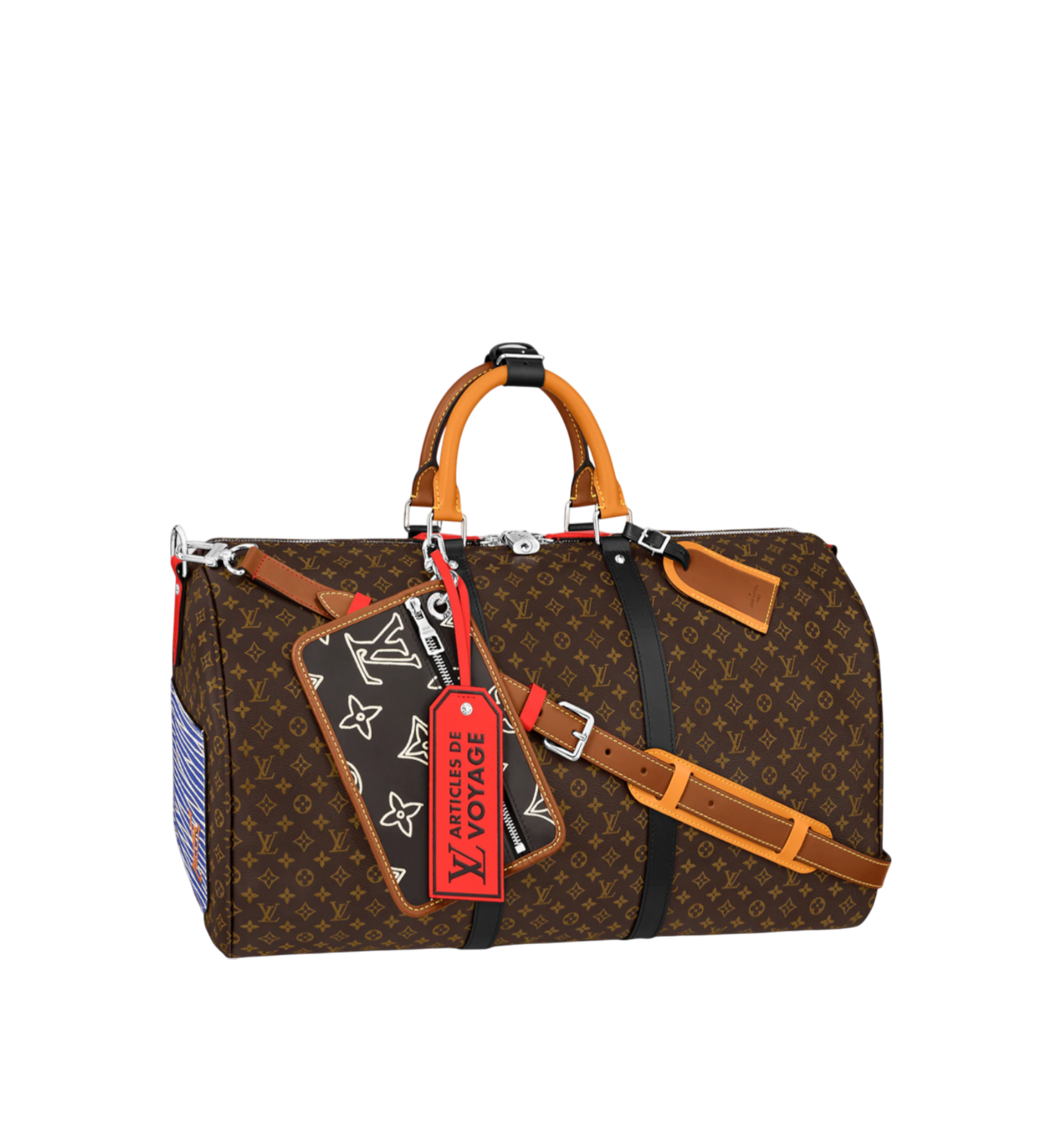 Louis Vuitton Virgil Abloh Mini Monogram Patchwork Keepall
