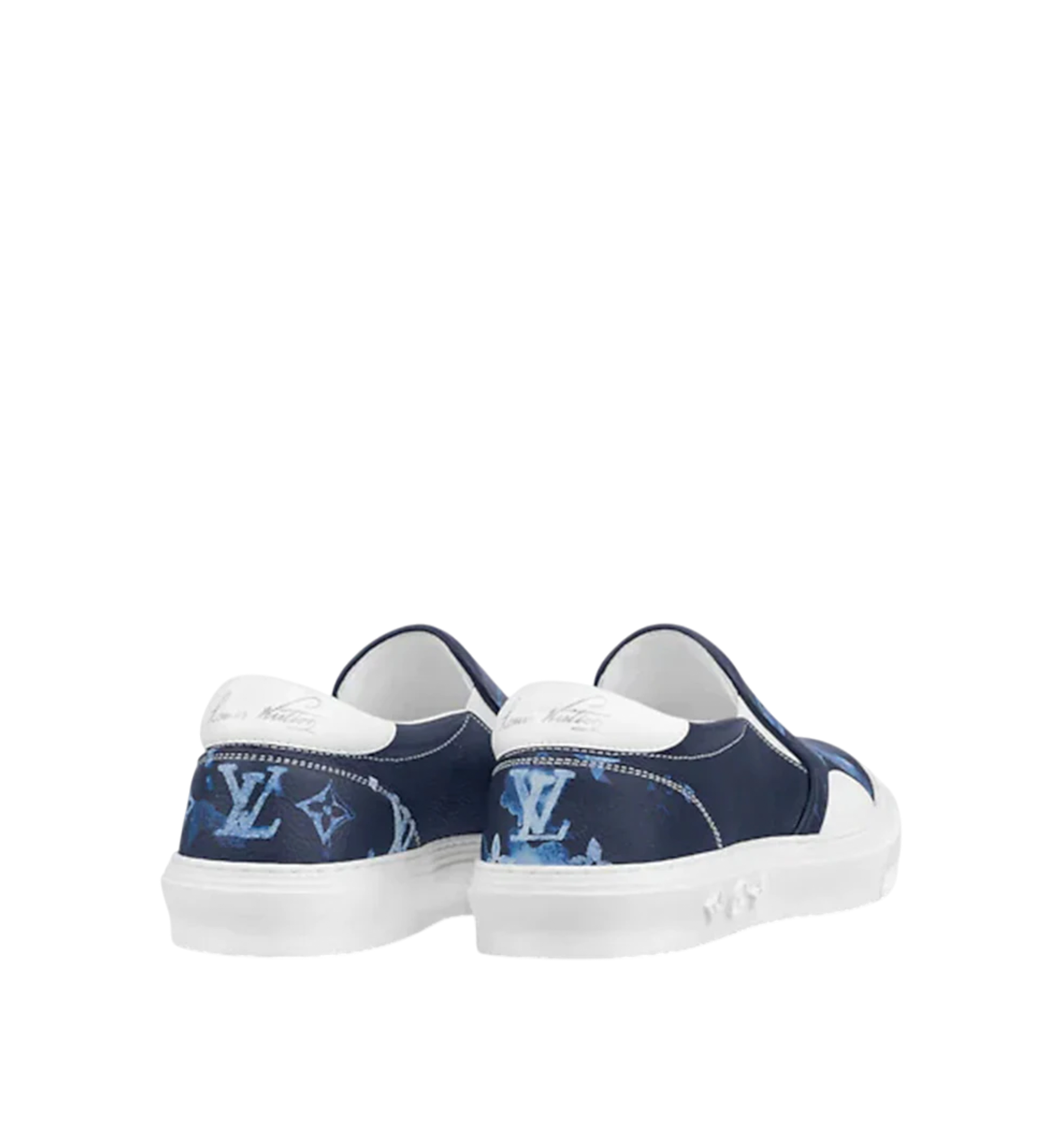Louis Vuitton Low Sneaker Monogram Navy Blue Men