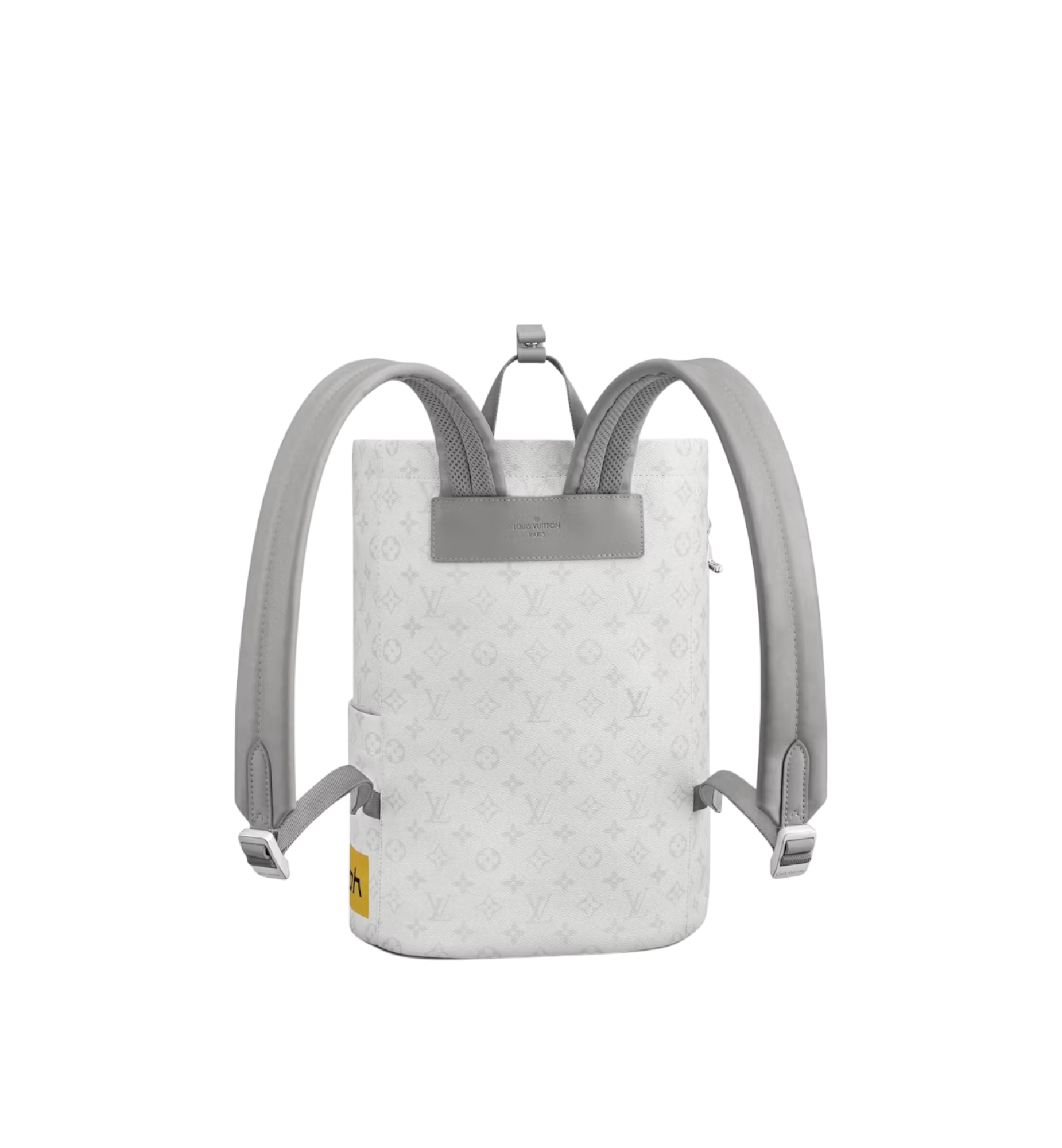 Louis Vuitton Chalk Backpack Limited Edition Logo Story Monogram White