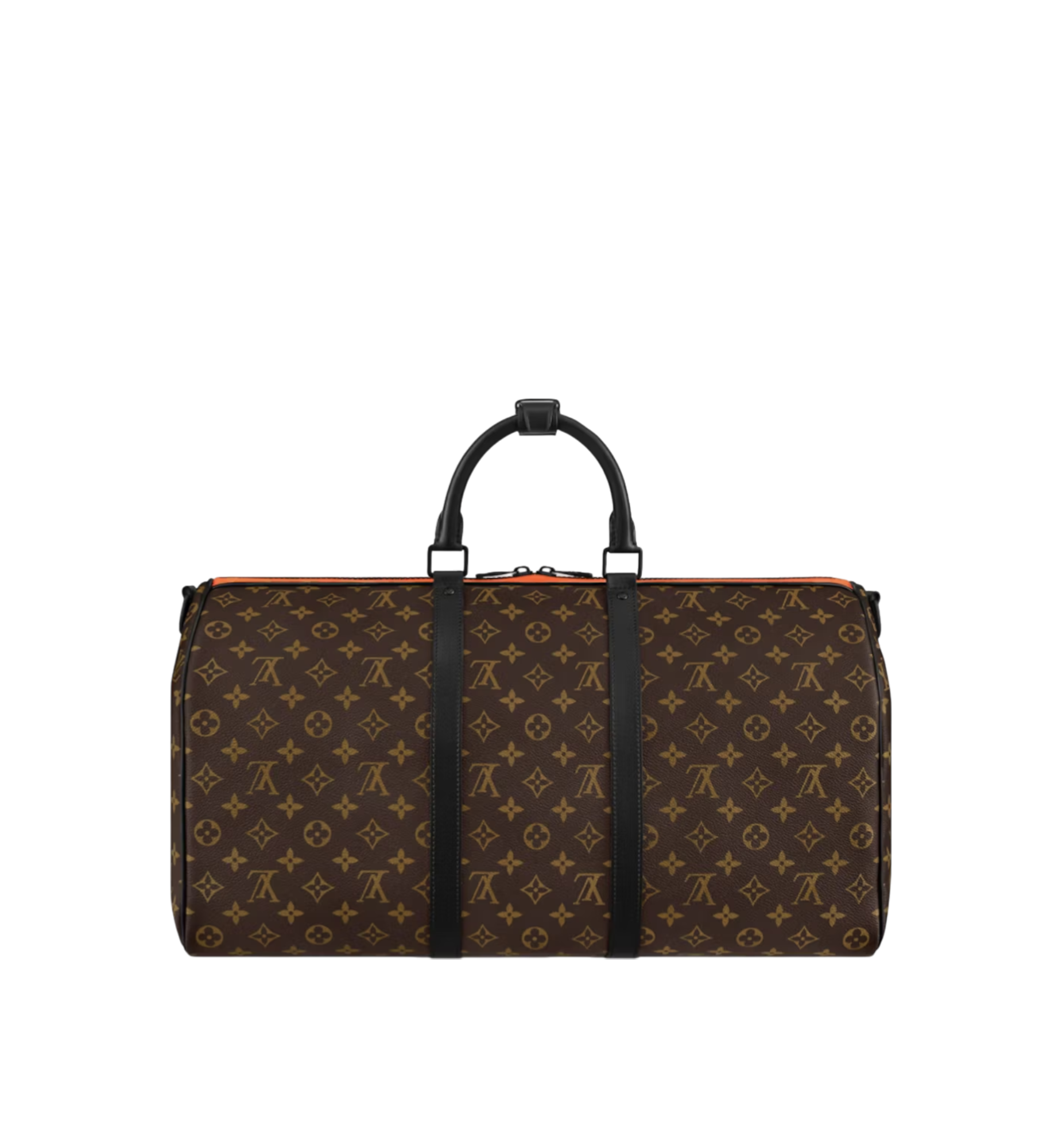 Louis Vuitton Friends Keepall Monogram Black and Orange