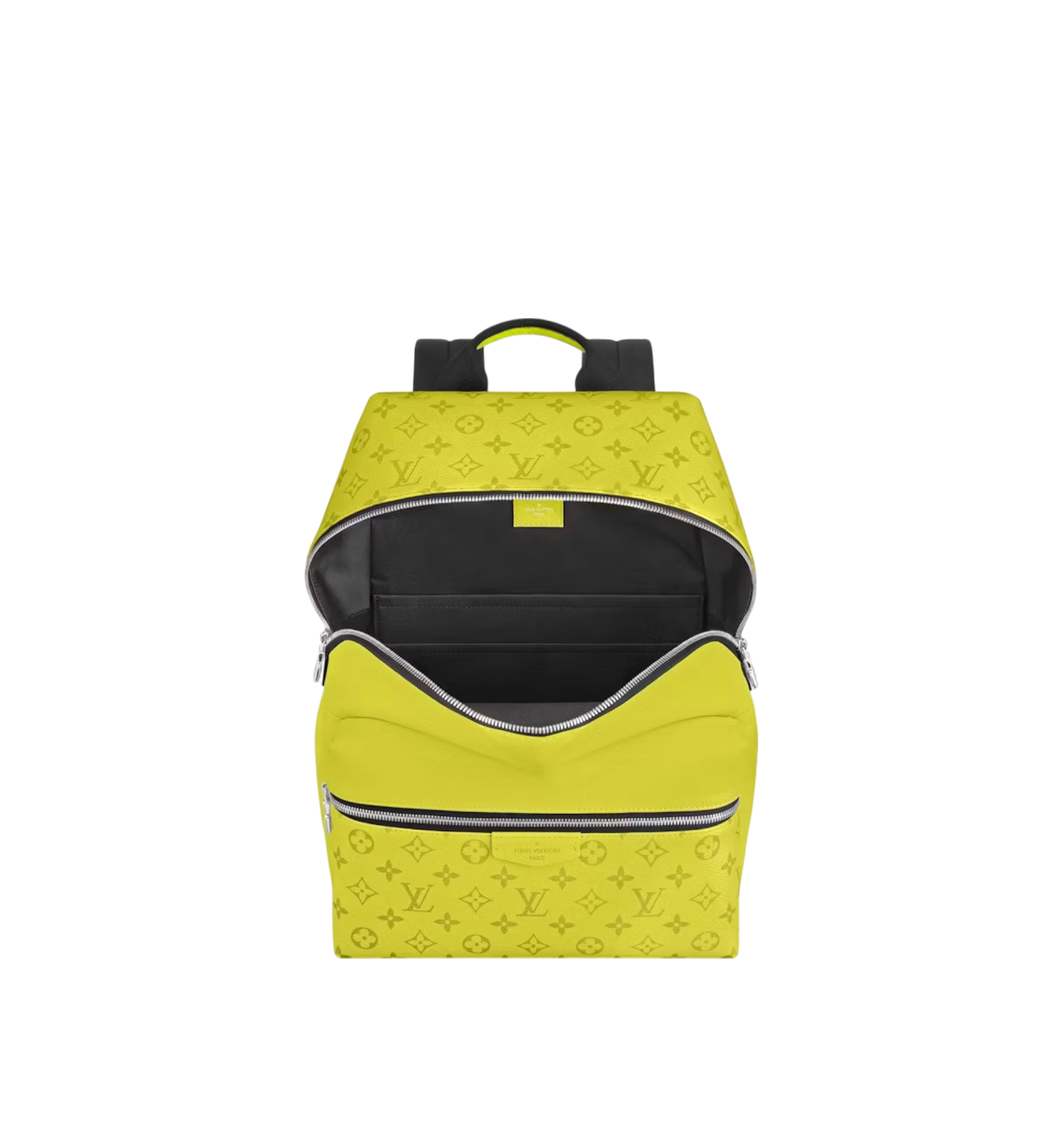 Louis Vuitton Taiga Monogram Discovery Backpack Yellow