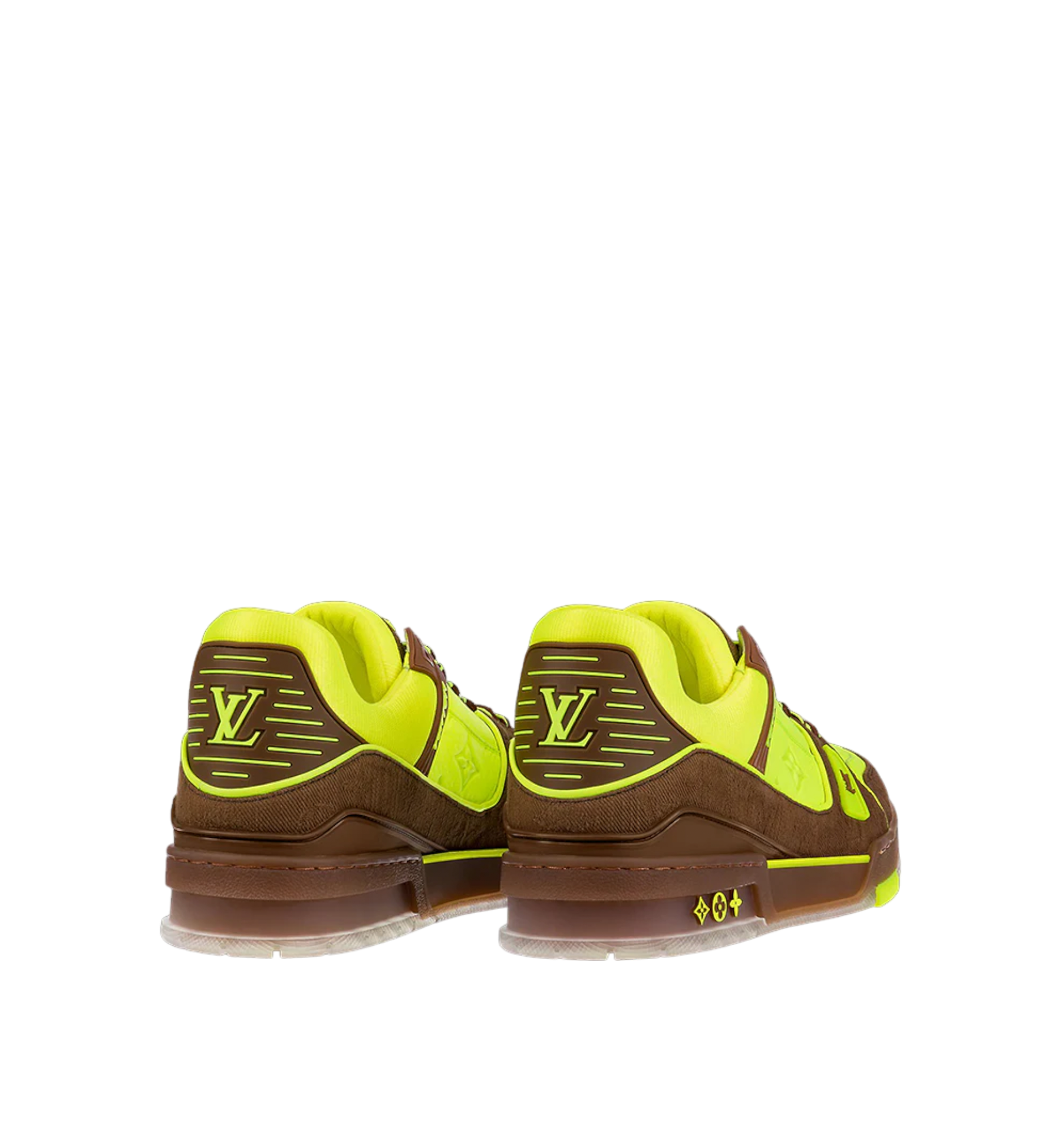 Louis Vuitton Sneaker Denim Brown Yellow Men