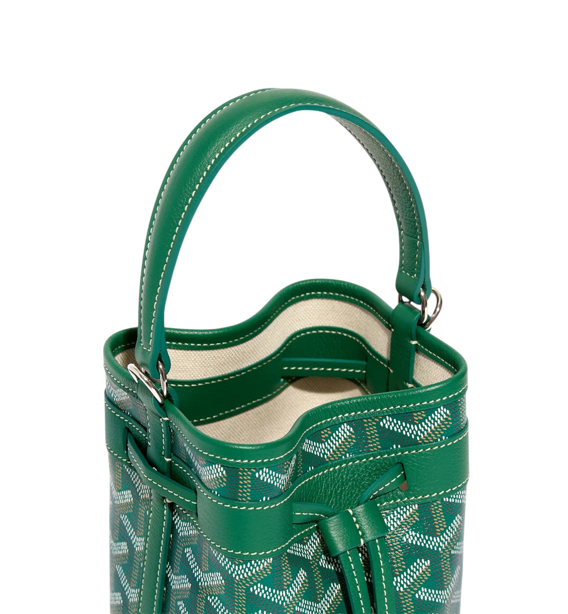 Goyard Sac Seau Petit Flot Mini Bucket Bag Green