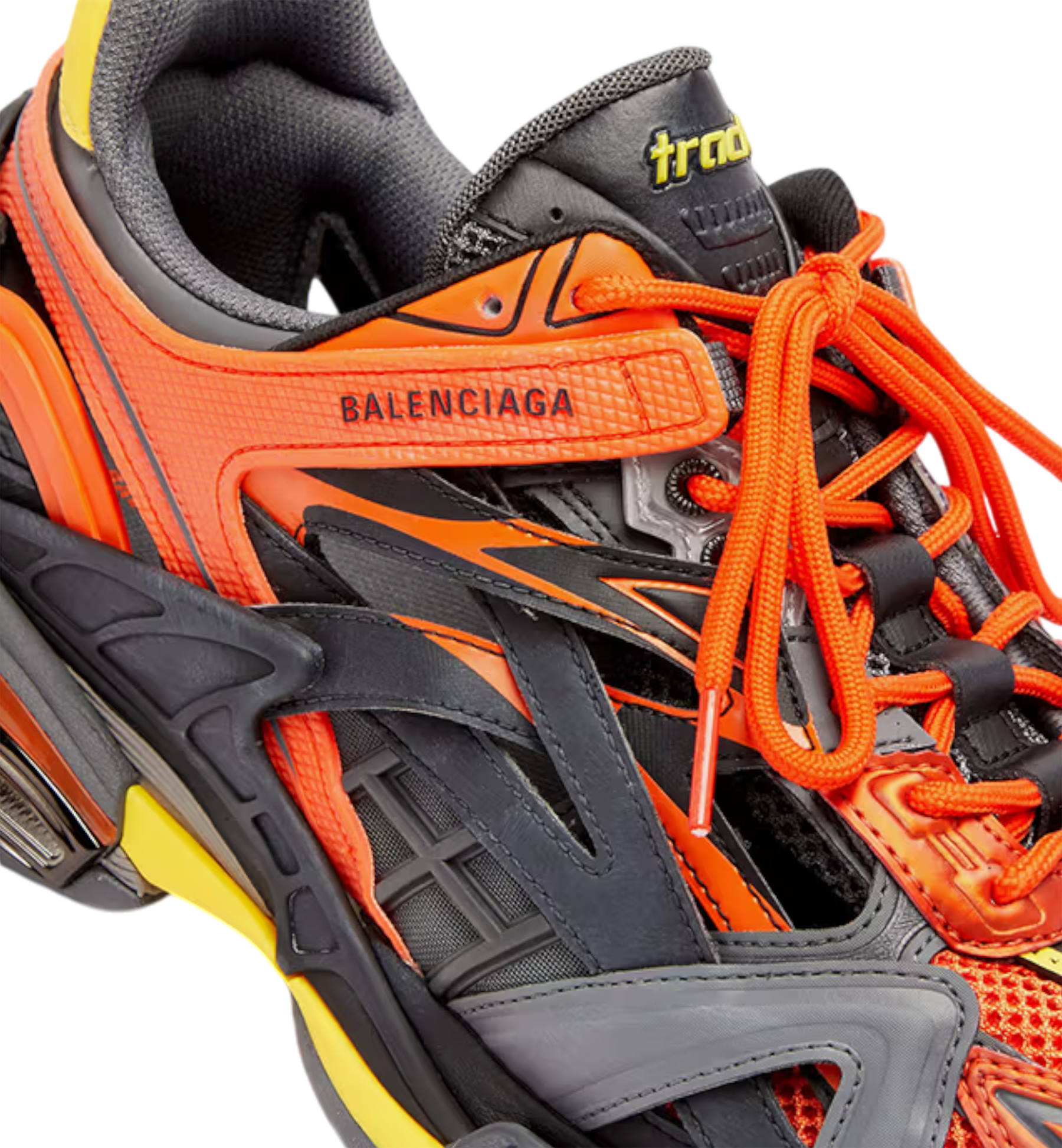 Balenciaga Track Caged Sneaker Orange | Black | Yellow