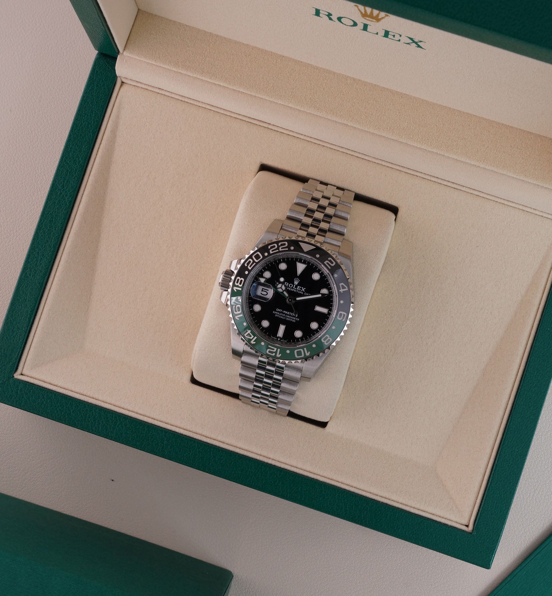 Rolex GMT-Master II 40 "Sprite" Ref. 126720VTNR | Jubilee Bracelet