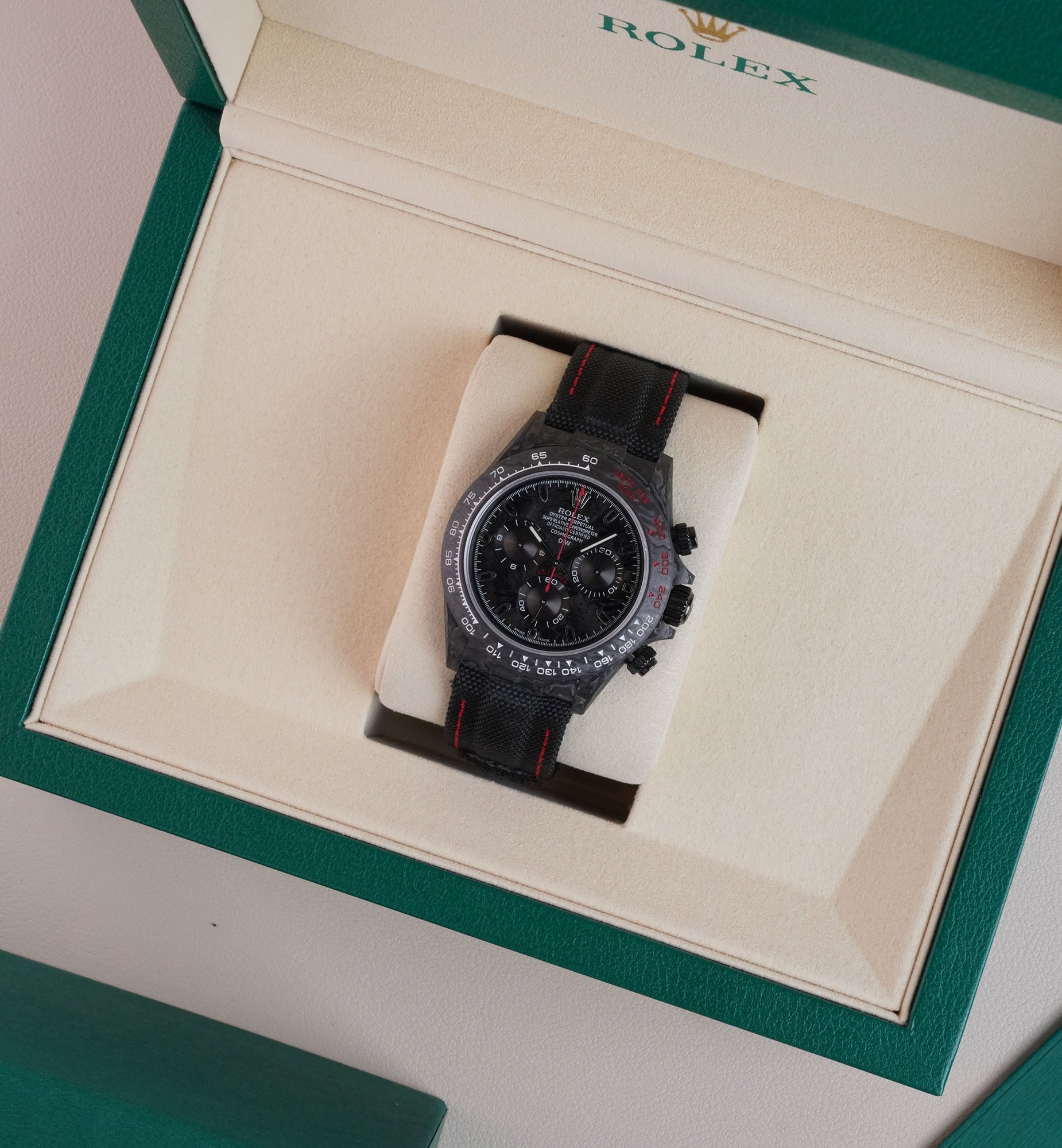 Rolex Cosmograph Daytona Carbon Black Dial