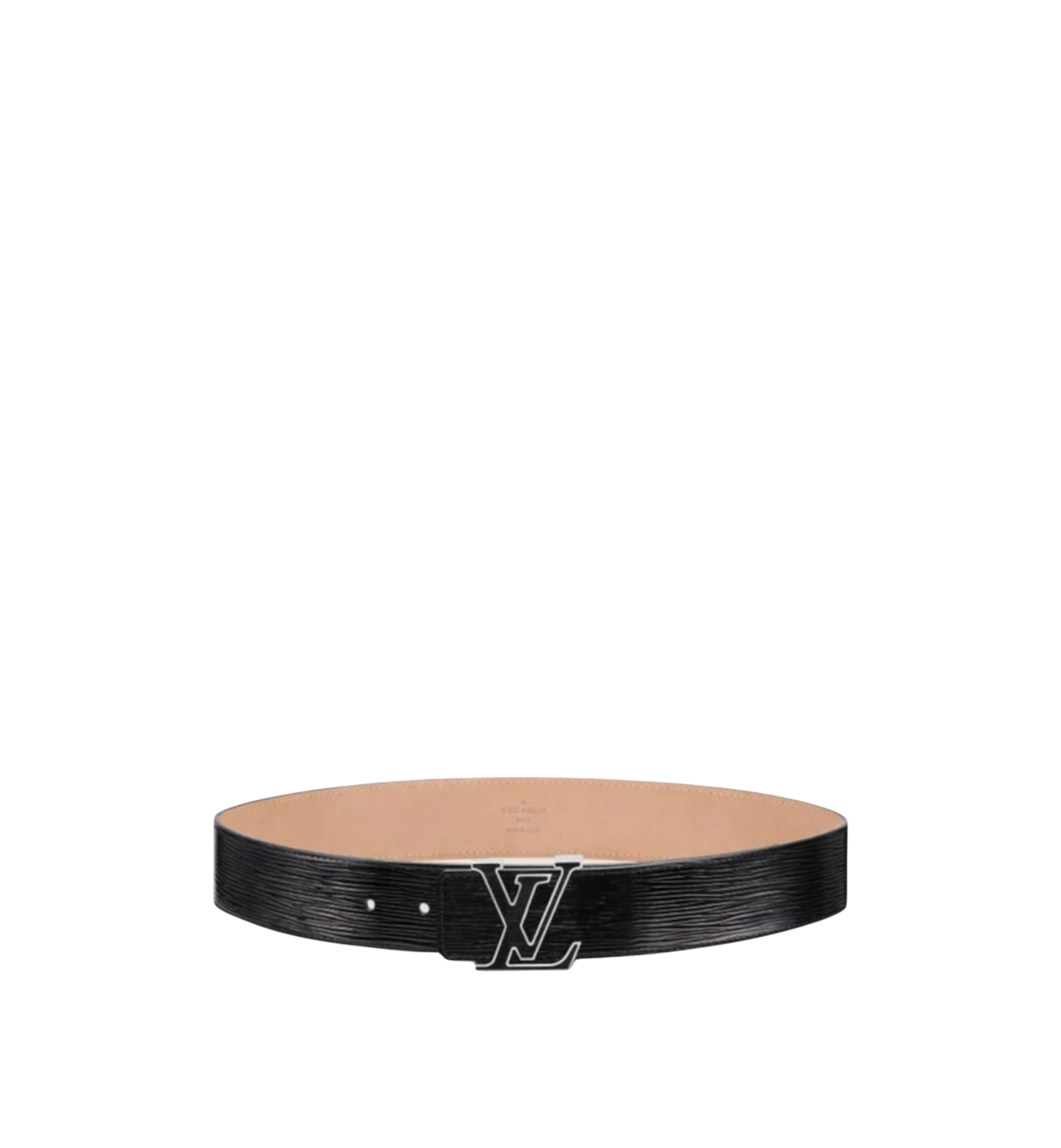Louis Vuitton Reversible Belt EPI Shiny Black
