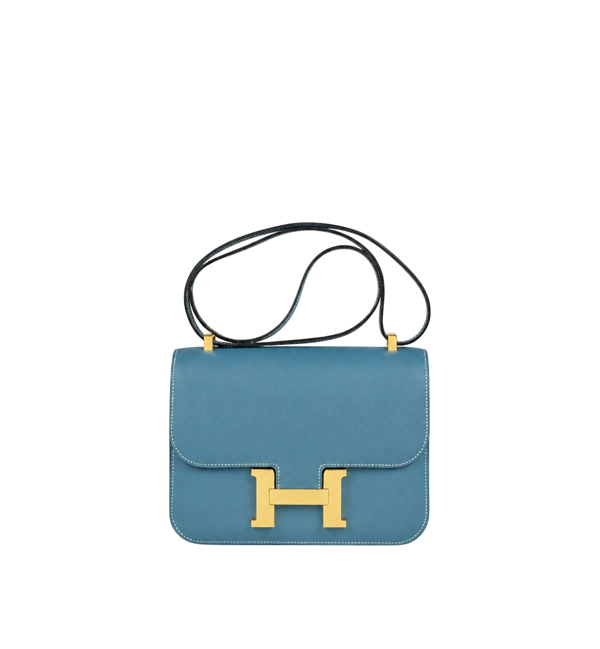 Hermès Constance Mini Blue Jean (D2) Epsom GHW
