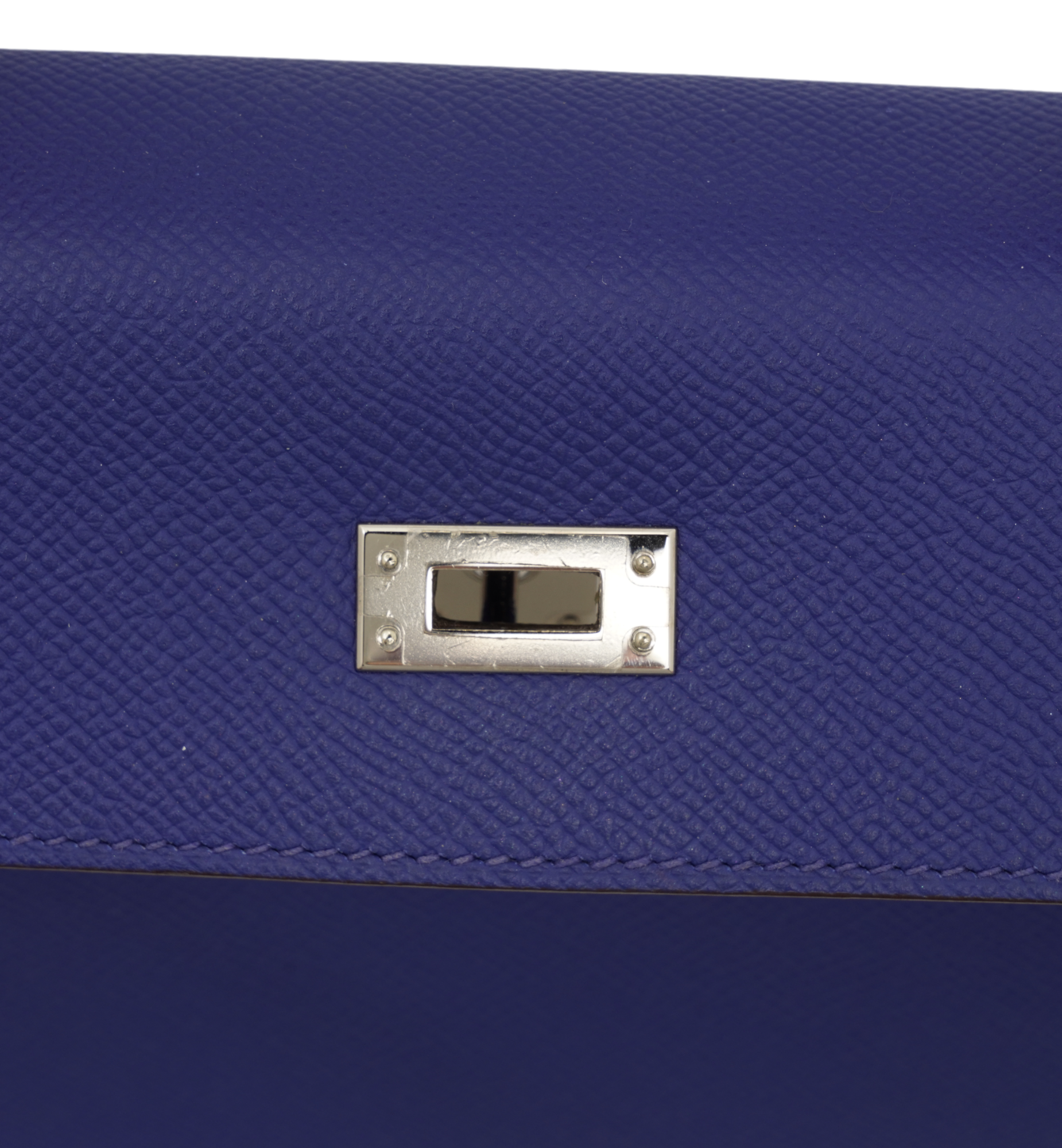 Hermès kelly 25 Bleu Électrique (7T) & Rose Azalée (8W) Epsom Leather PHW