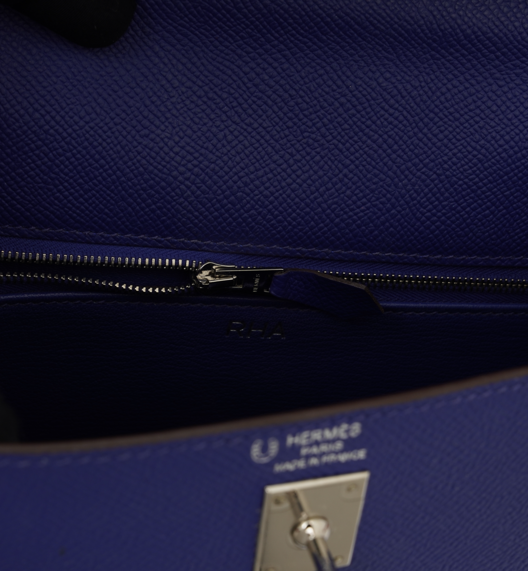 Hermès kelly 25 Bleu Électrique (7T) & Rose Azalée (8W) Epsom Leather PHW