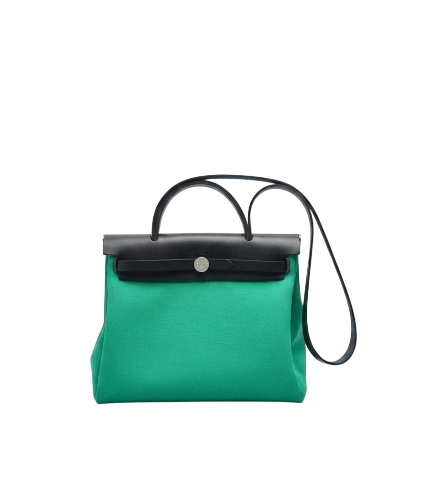 Hermès Herbag 31 Pm Vert Menthe Toile Blue Indigo Vache Hunter PHW