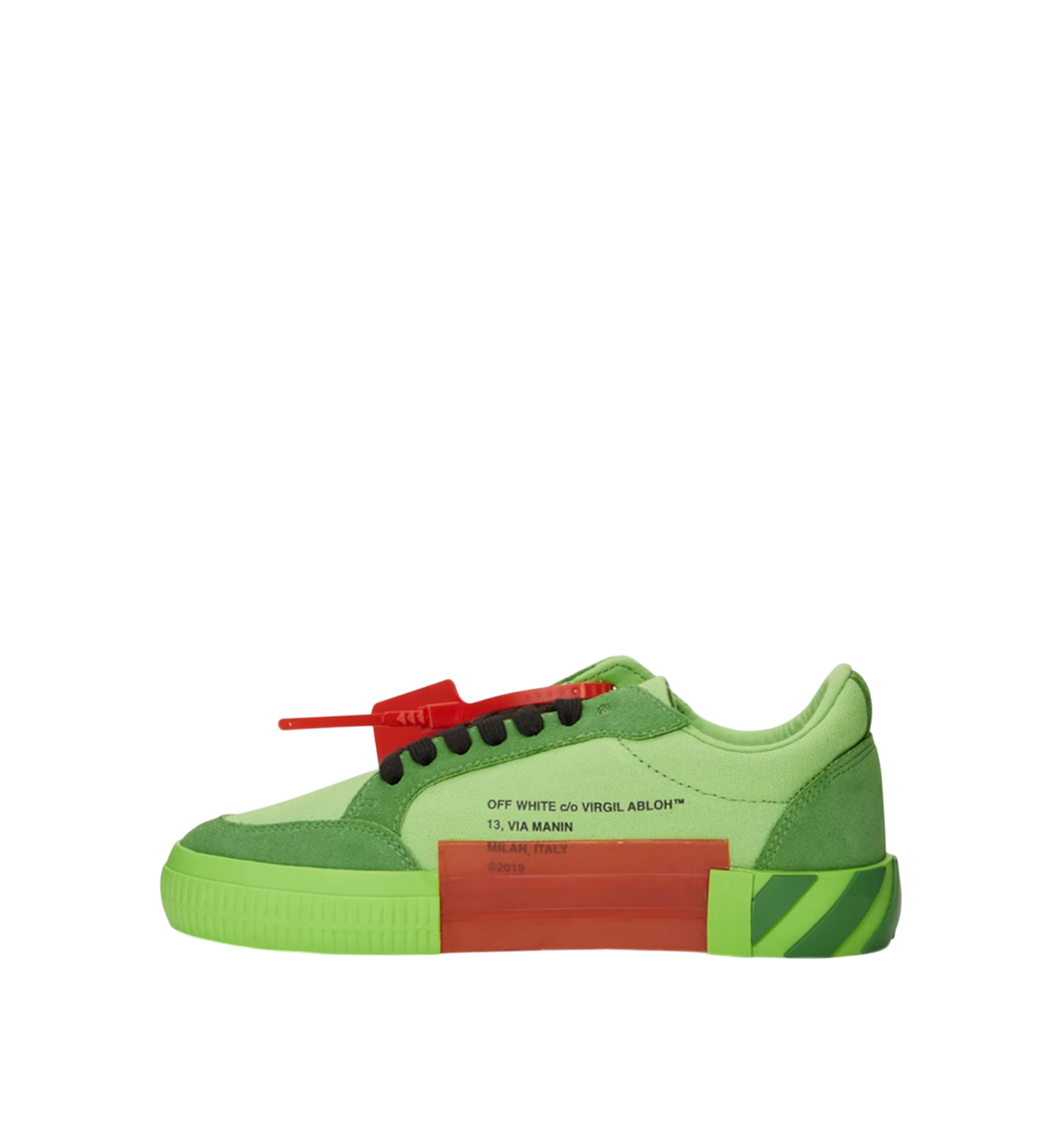 OFF-WHITE Vulc Low Green Canvas FW19