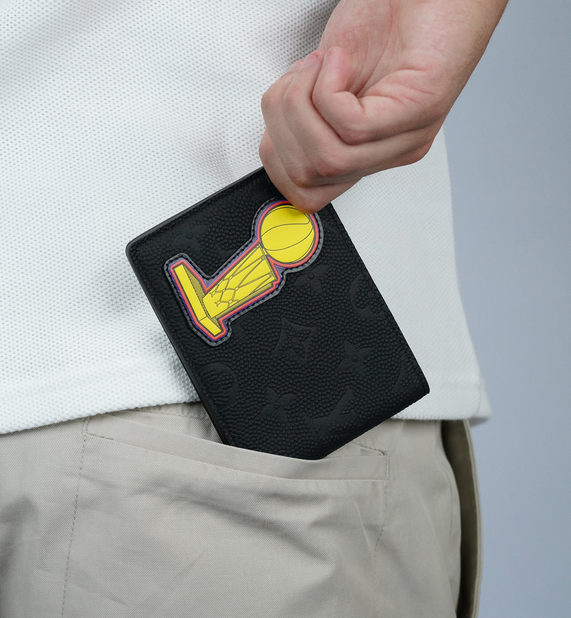 Louis Vuitton x NBA Hero Jacket Leather Multiple Wallet Monogram Black