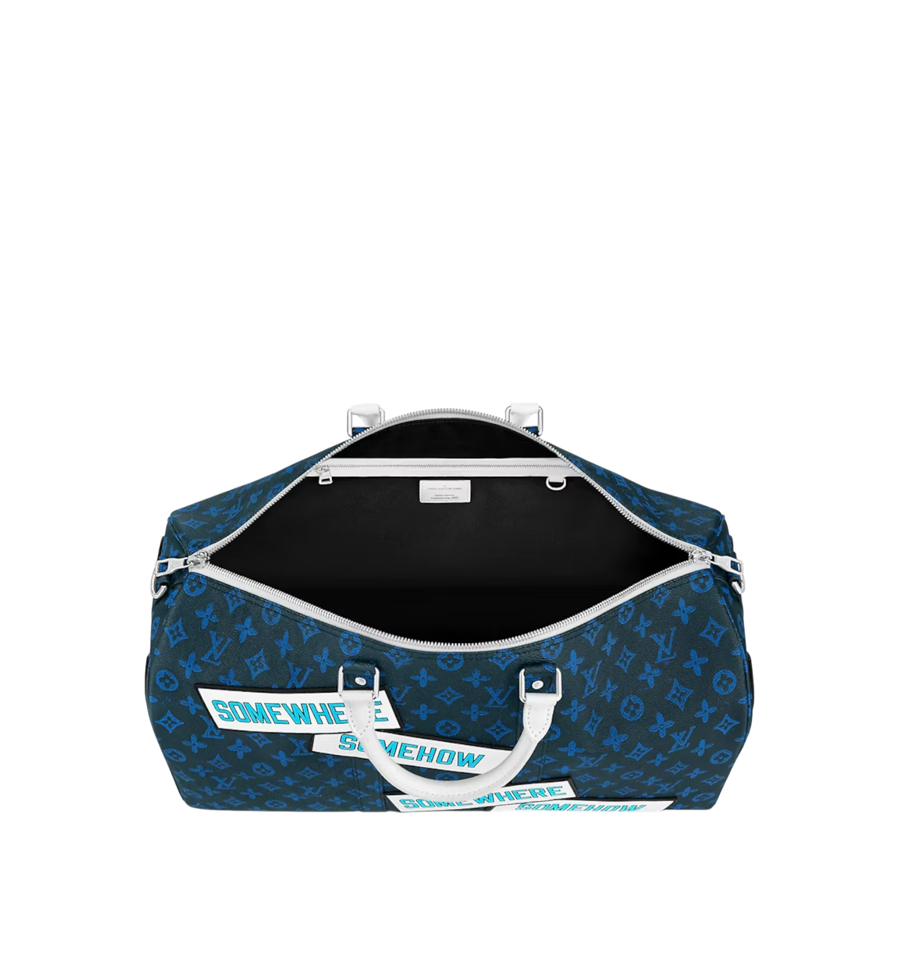 Louis Vuitton Keepall Bandouliere 50 Monogram Blue